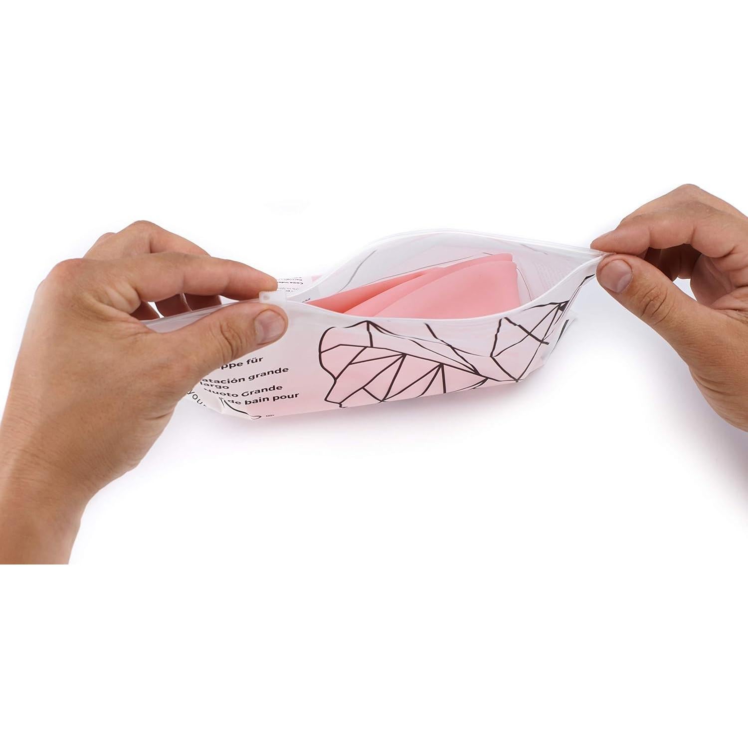 Gorro de natación XXL Lahtak para cabello largo y trenzas - Silicona