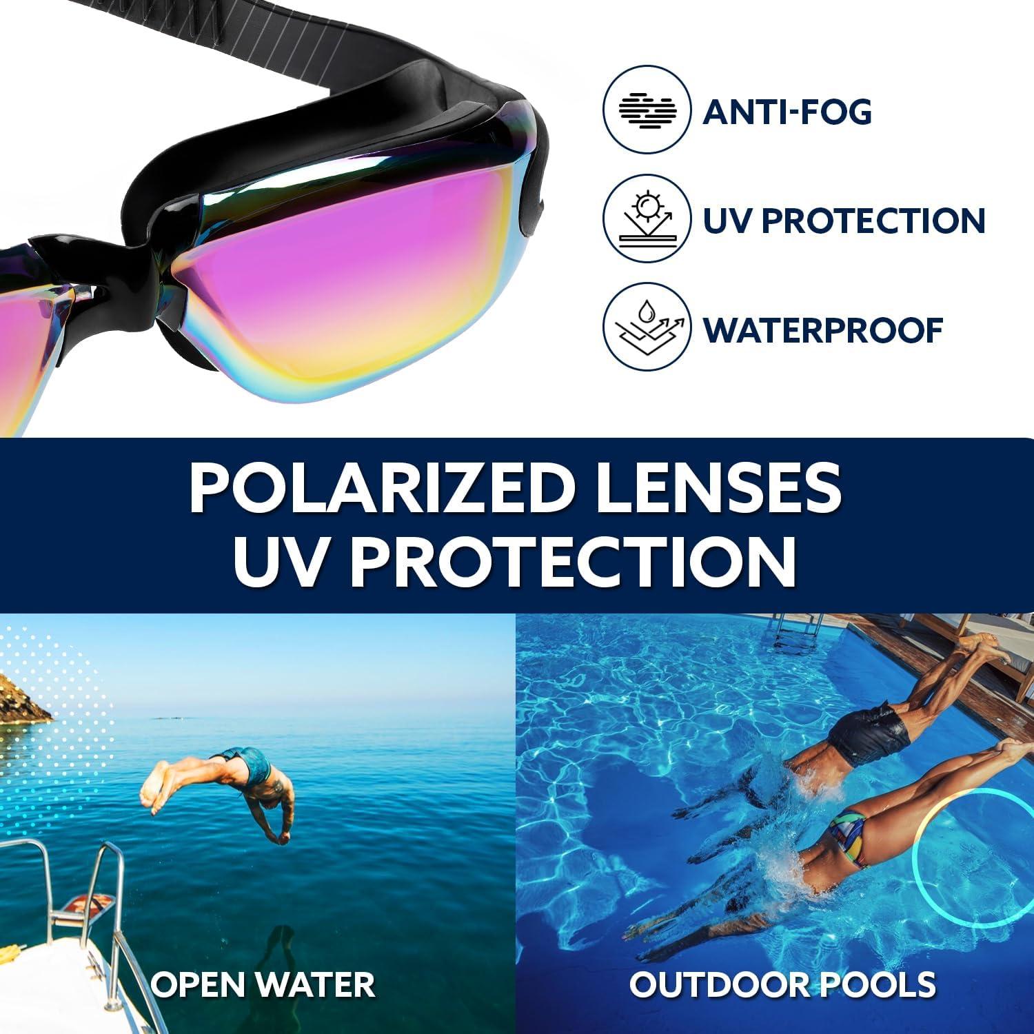 Set de Gafas de Natación Kala Fashion 5 en 1 Antivaho UV