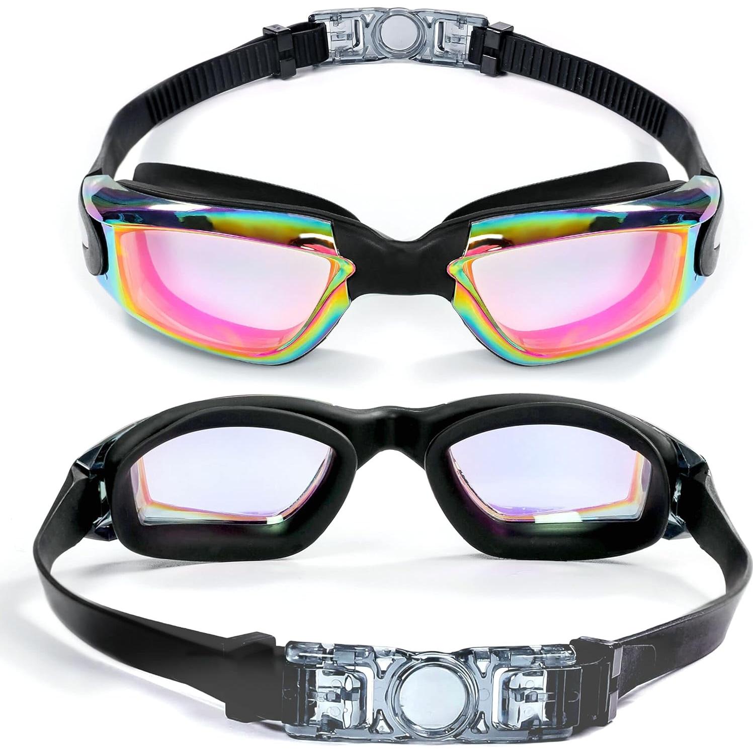 Gafas de Natación Anti-empañante Unisex - Paquete de 2