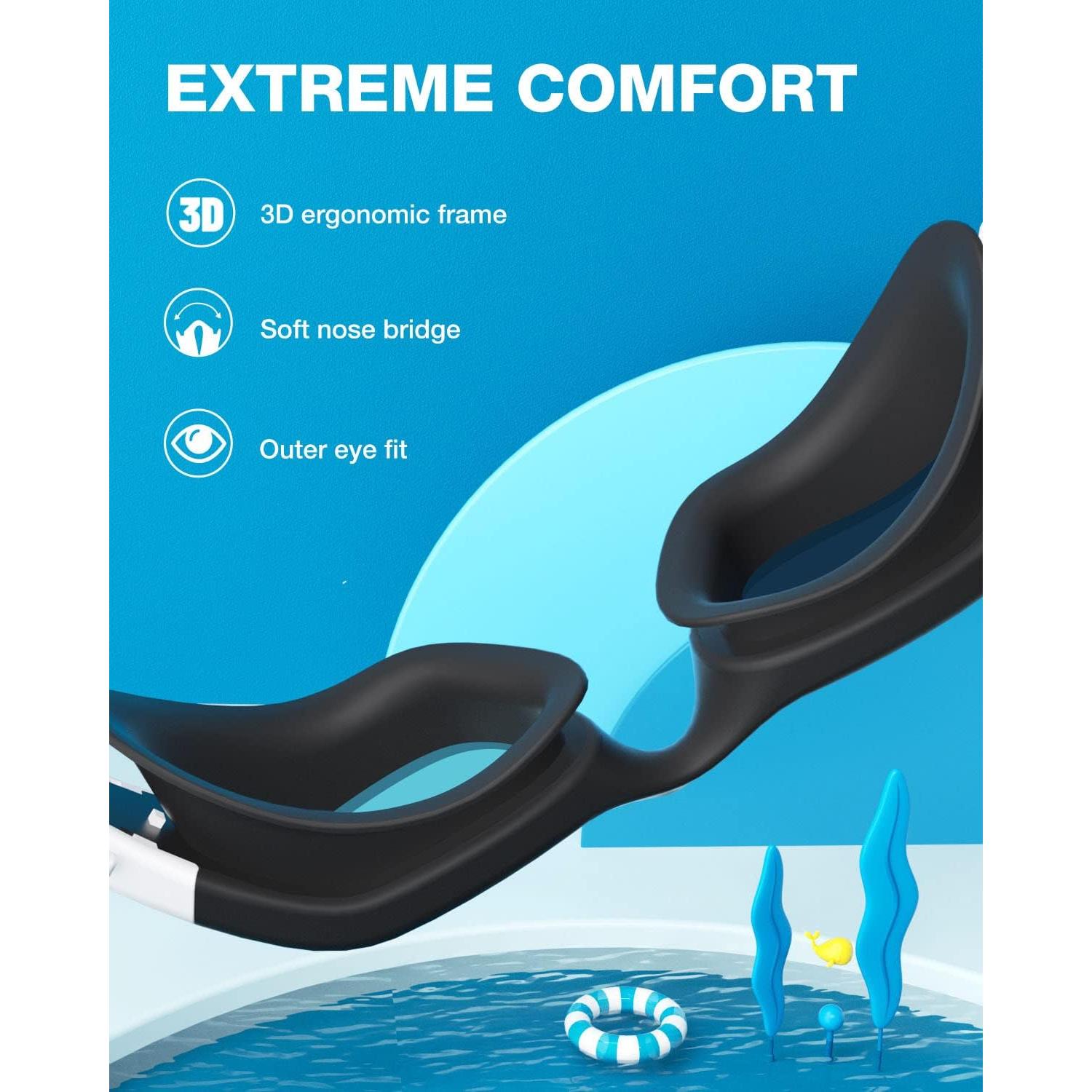 Gafas de natación ZIONOR G1 MINI para niños, polarizadas UV