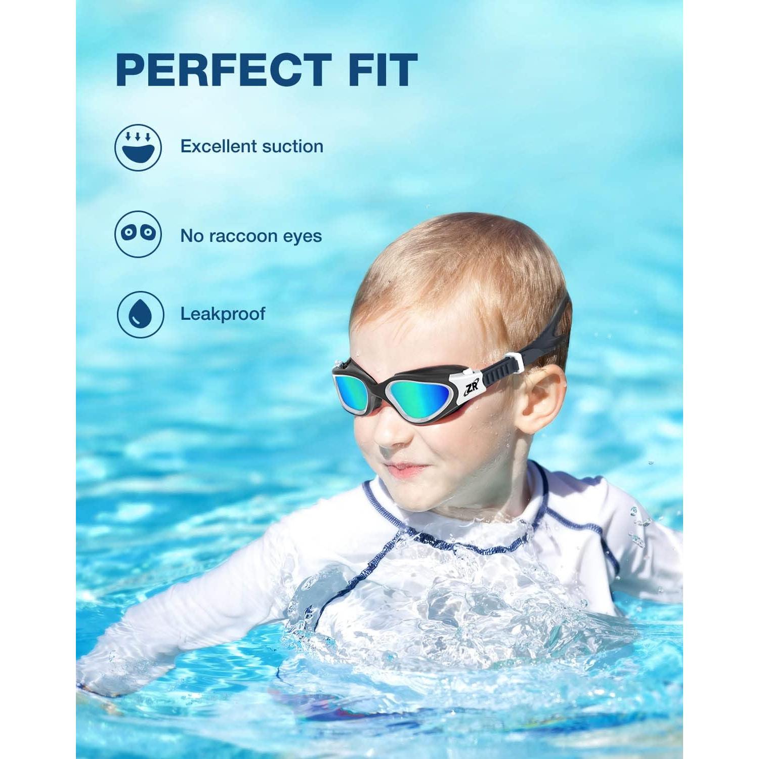 Gafas de natación ZIONOR G1 MINI para niños, polarizadas UV