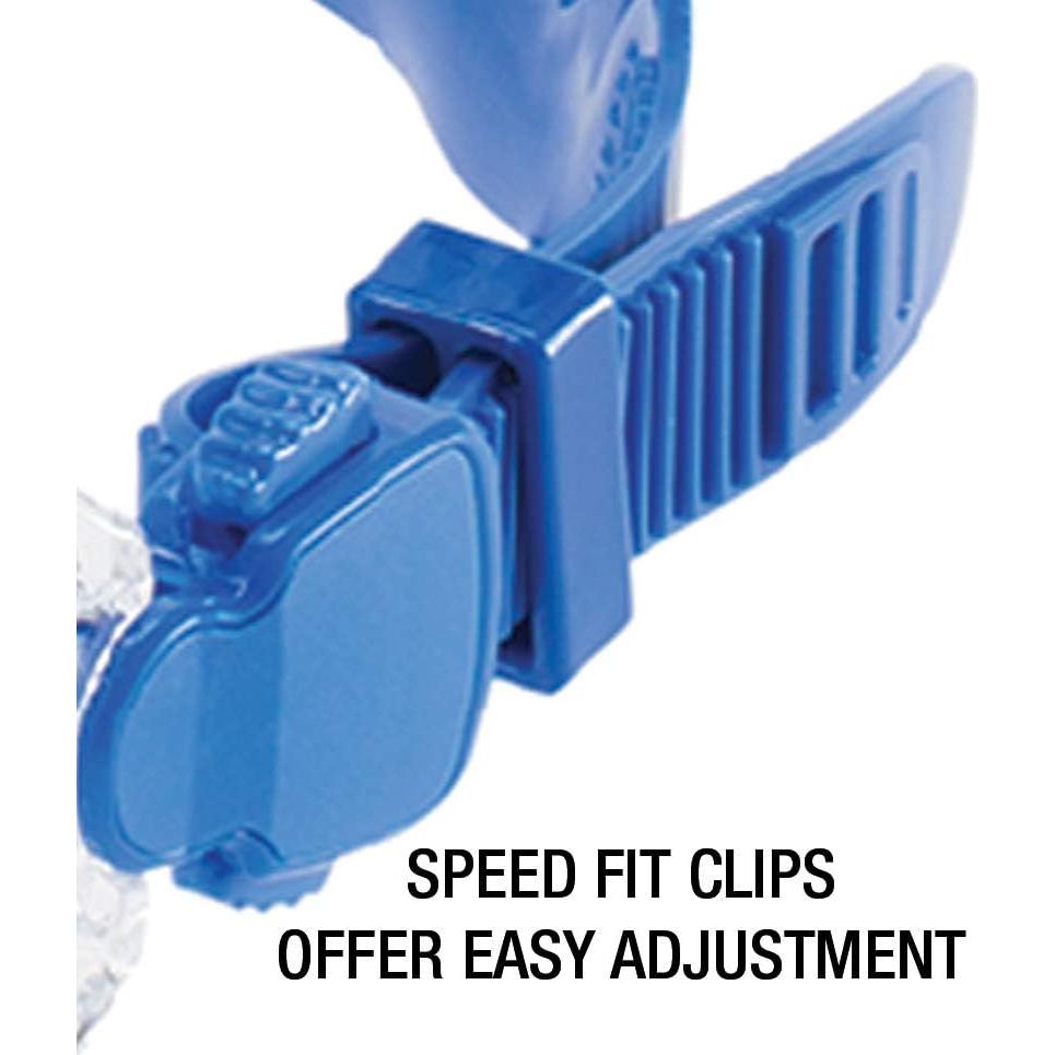 Speedo Máscara de Buceo Unisex para Niños Azul M