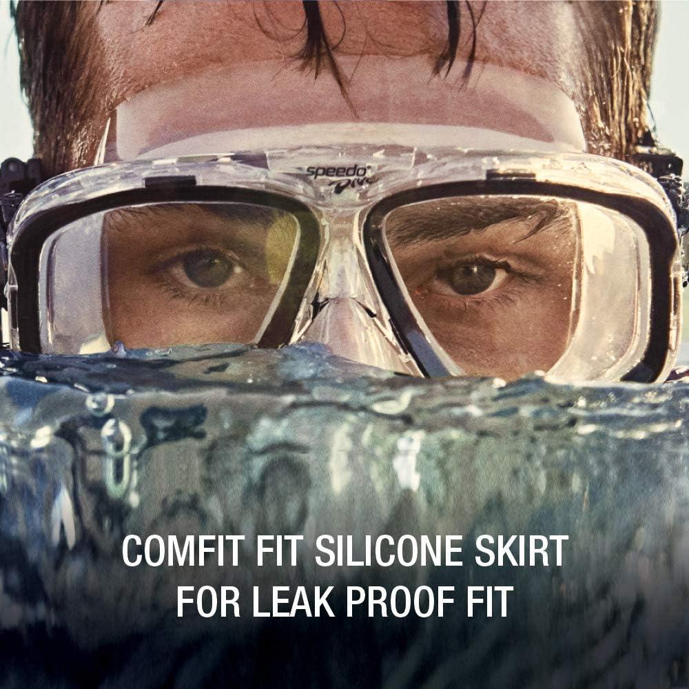 Speedo Máscara de Buceo Unisex para Niños Azul M