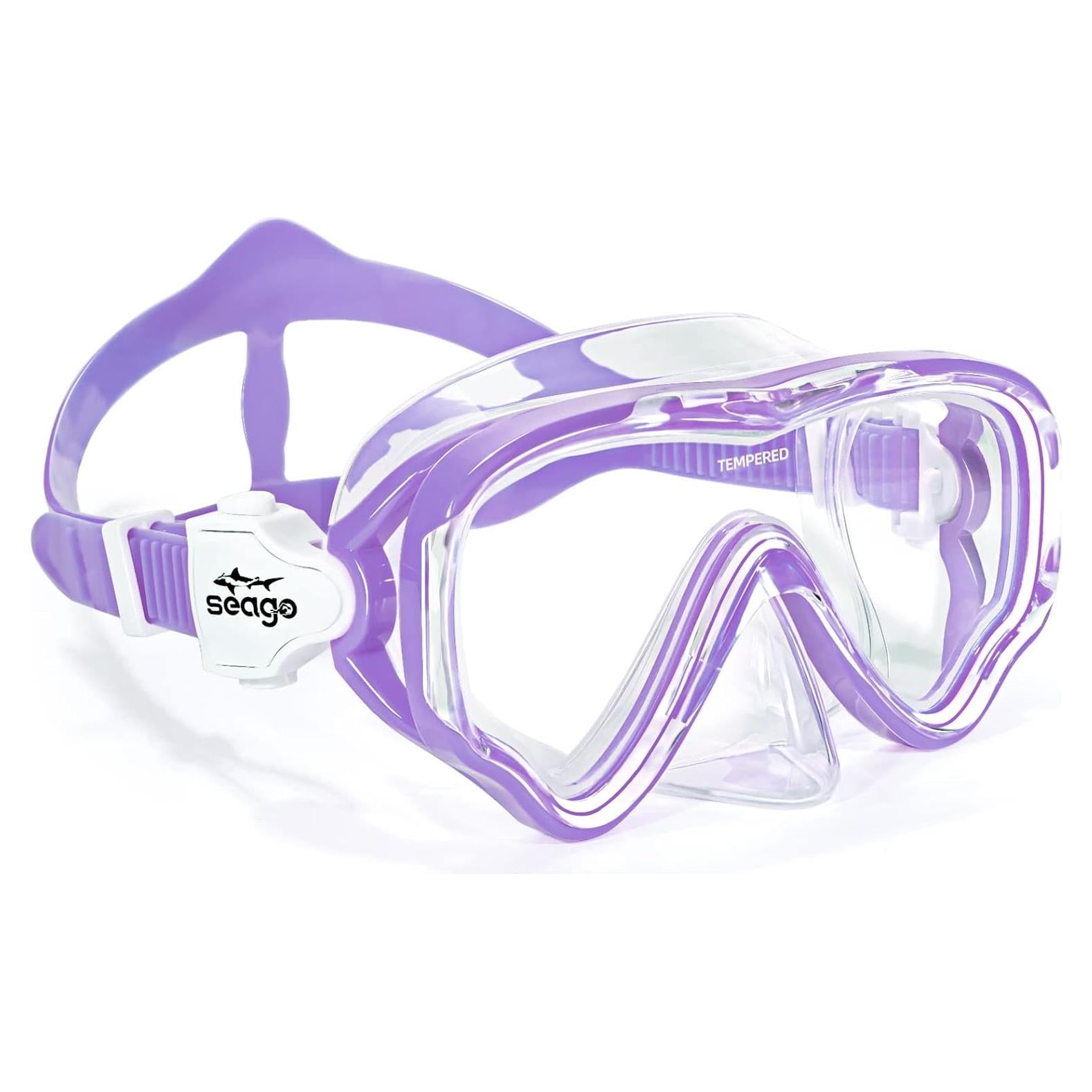 Máscara de Buceo Seago para Niños 5-15 Años Antivaho