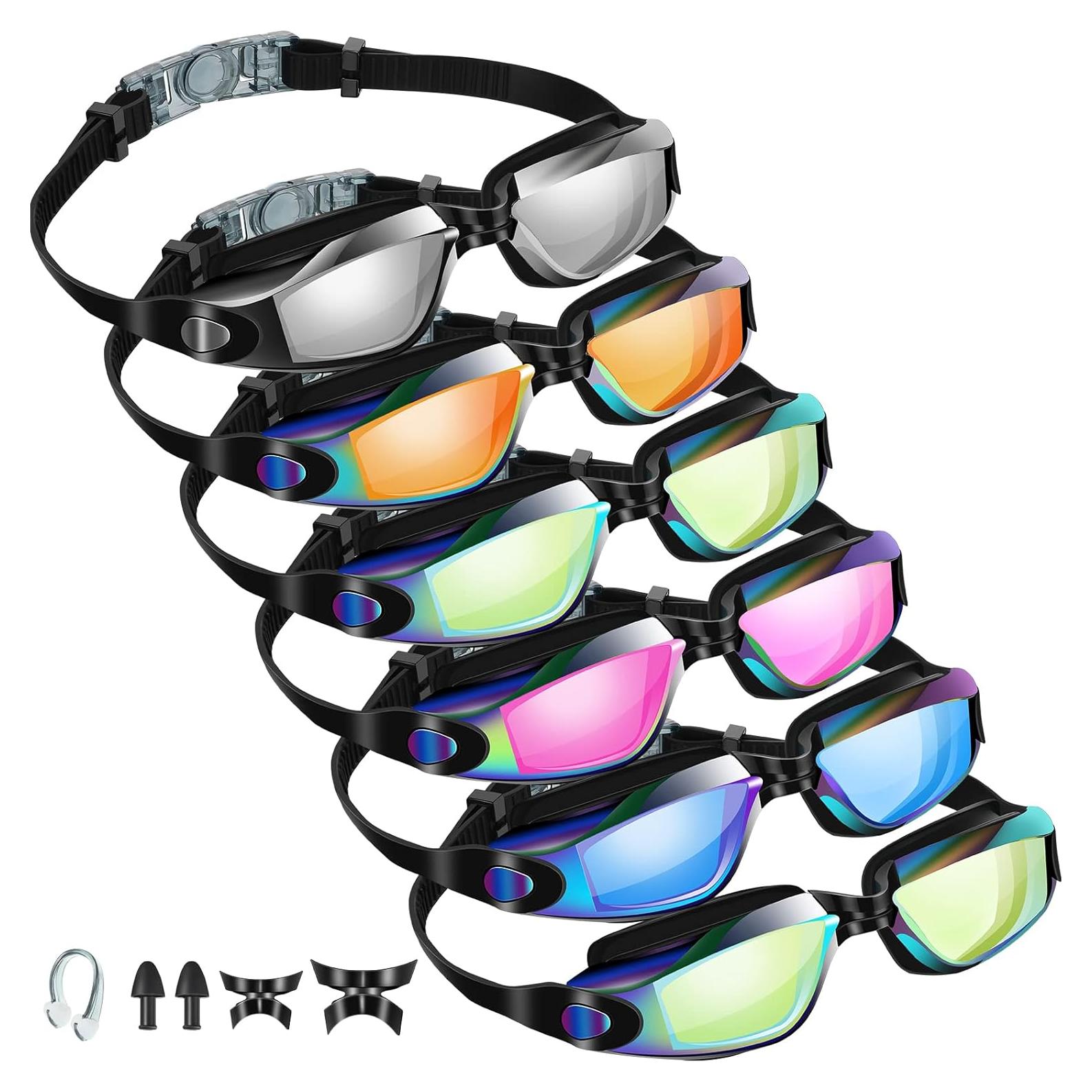 Gafas de Natación Fabbay 6 Pack Adultos Antiempañantes