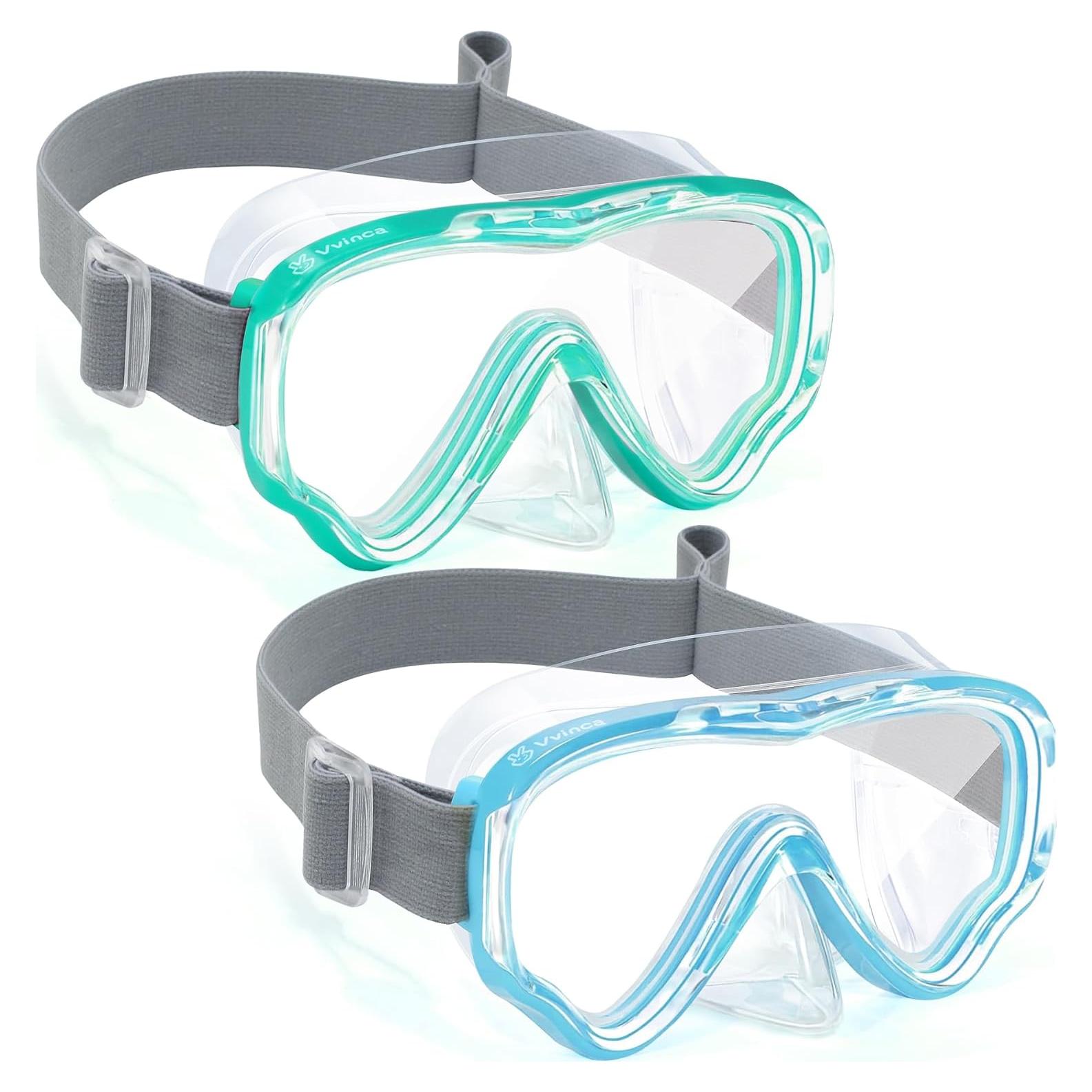 Gafas de natación Vvinca Kids con correa elástica y lentes UV