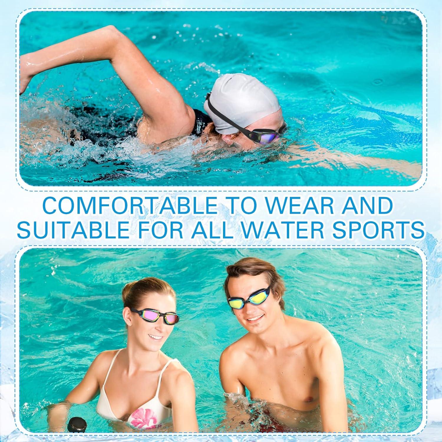 Gafas de Natación Treela 10 Pcs Antivaho Silicona Ajustables