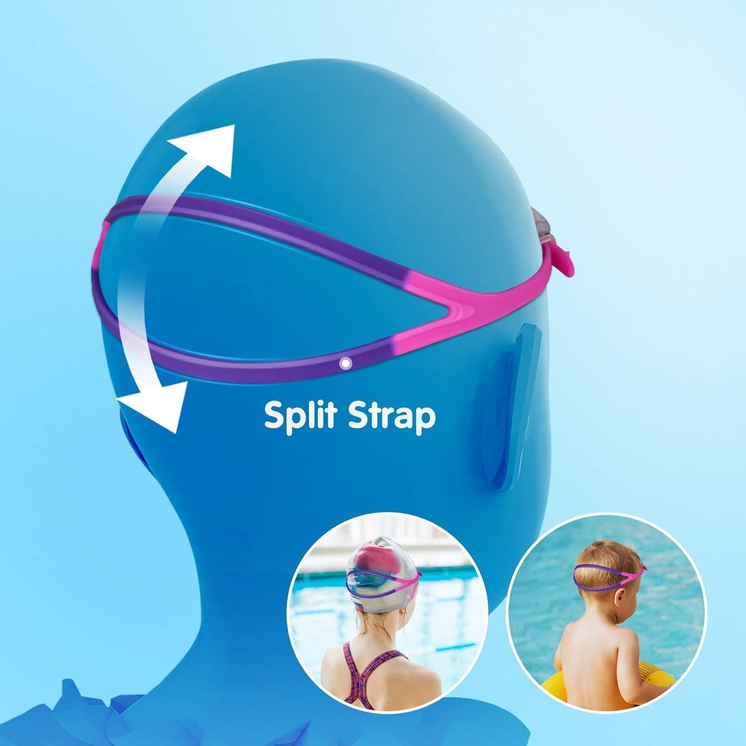 Gafas de Natación Starweh Kids - 2 Paquetes Antiempañantes