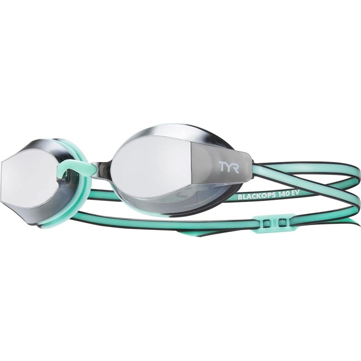 Gafas de natación espejadas TYR Black Ops 140 EV ajuste femenino