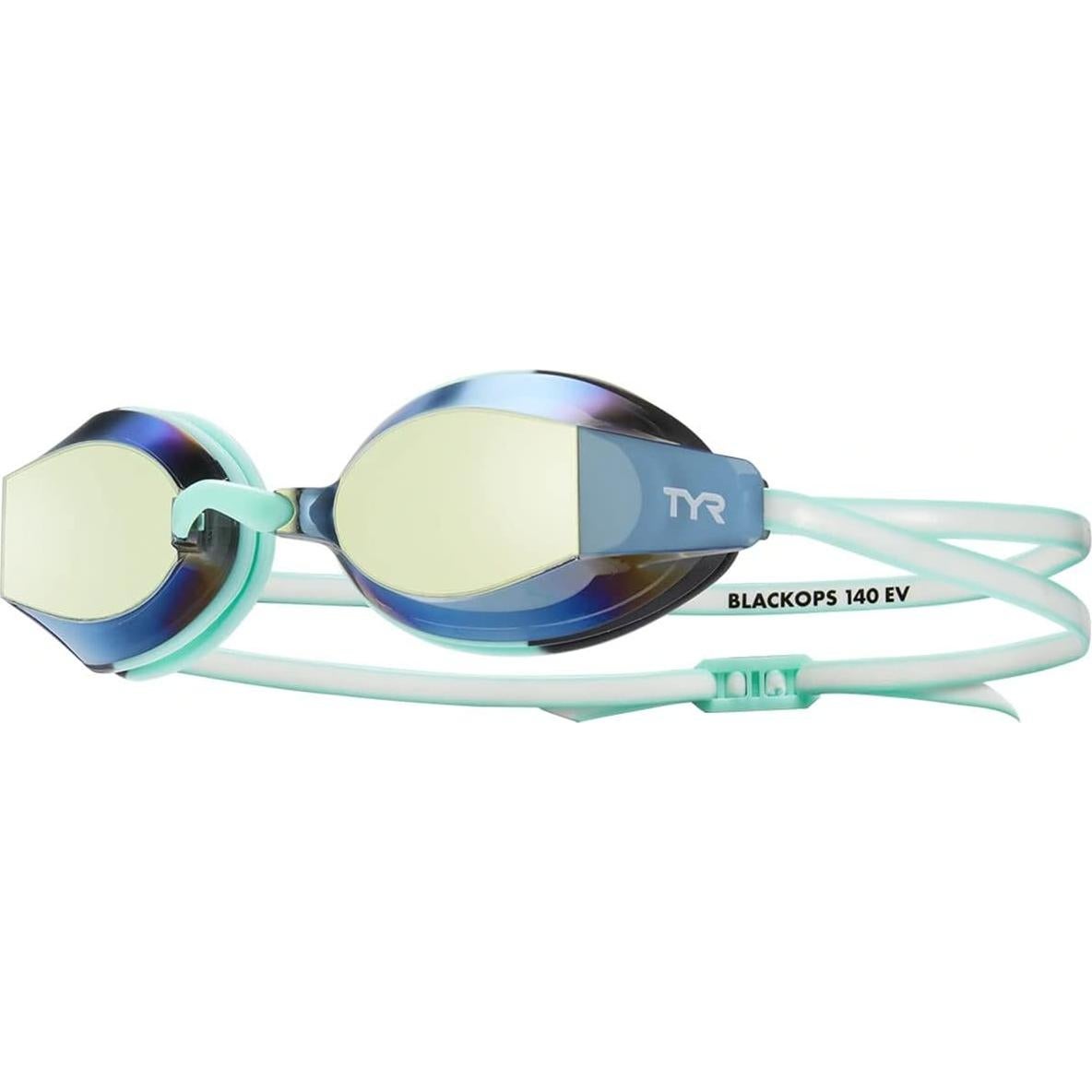 Gafas de natación espejadas TYR Black Ops 140 EV ajuste femenino
