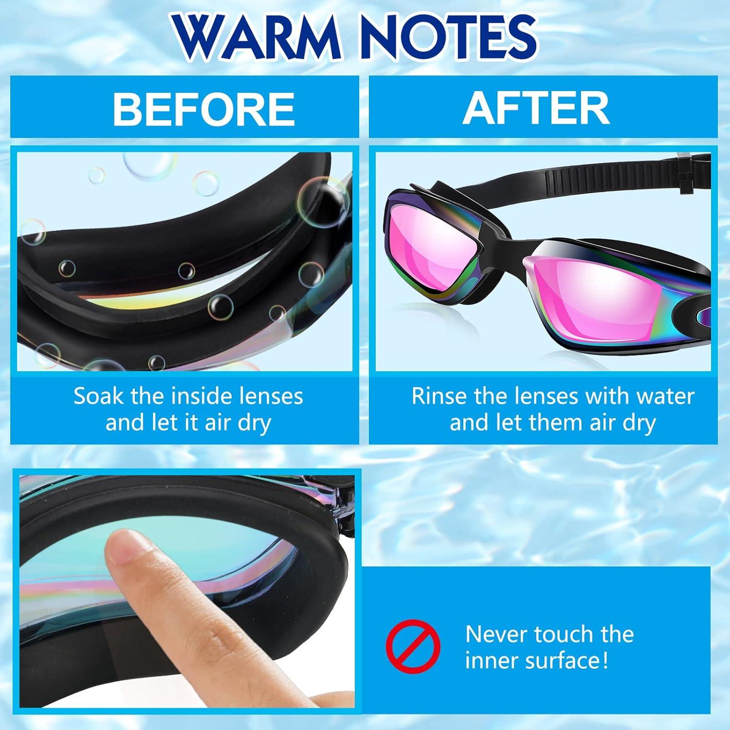 Gafas de natación Flutesan 12 Pack con antiempañante y tapones