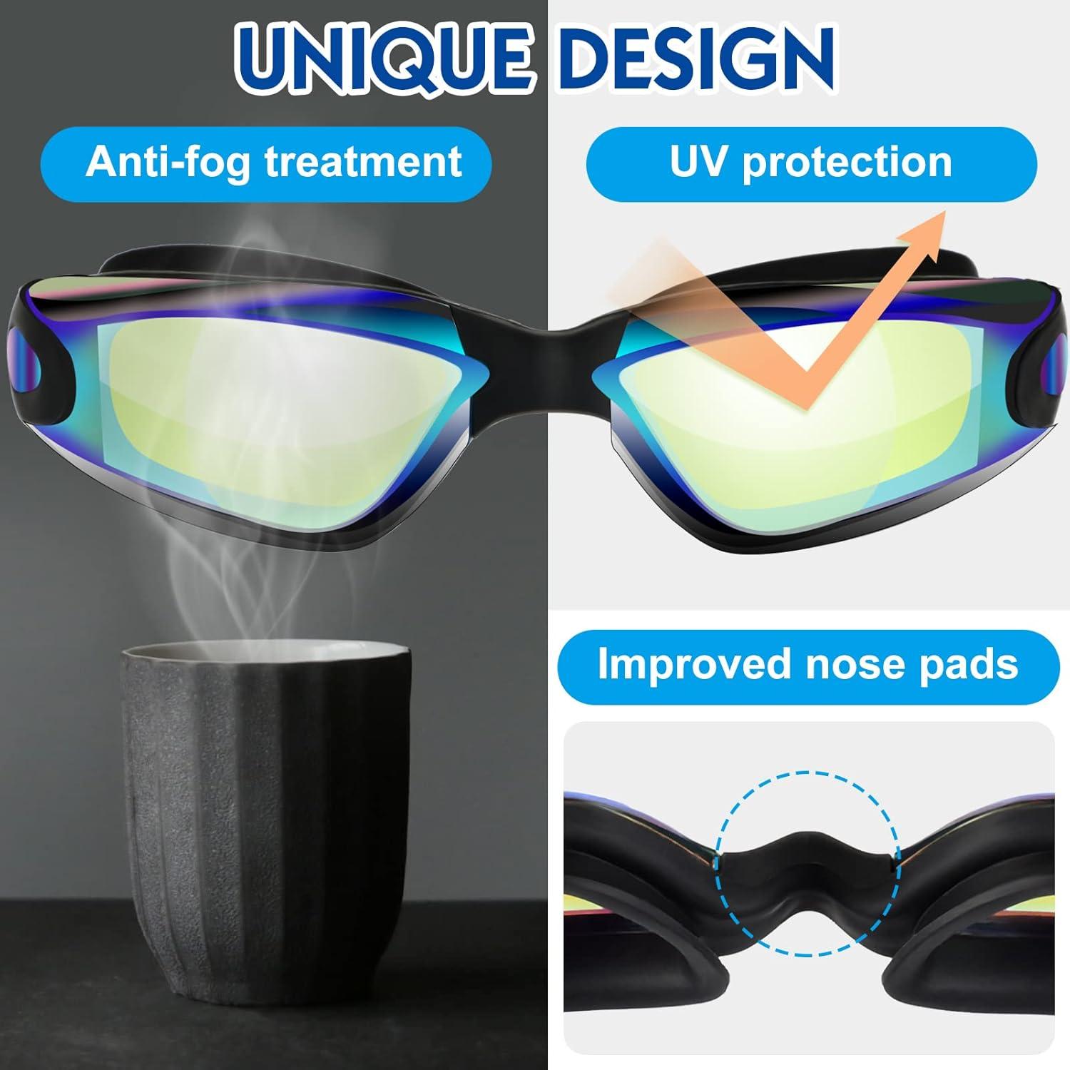 Gafas de natación Flutesan 12 Pack con antiempañante y tapones