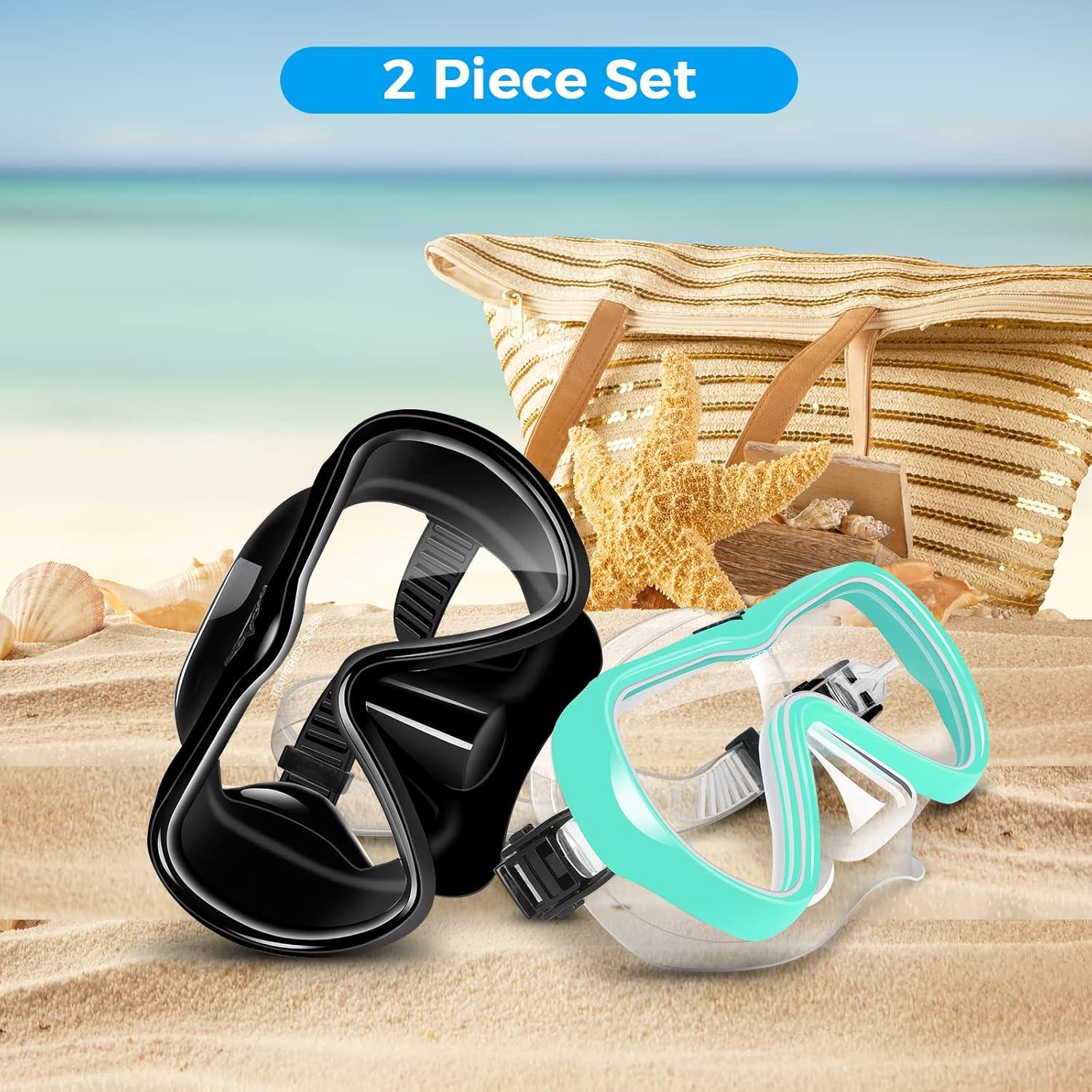 Gafas de Natación Supertrip para Adultos - Paquete de 2, Vidrio Templado