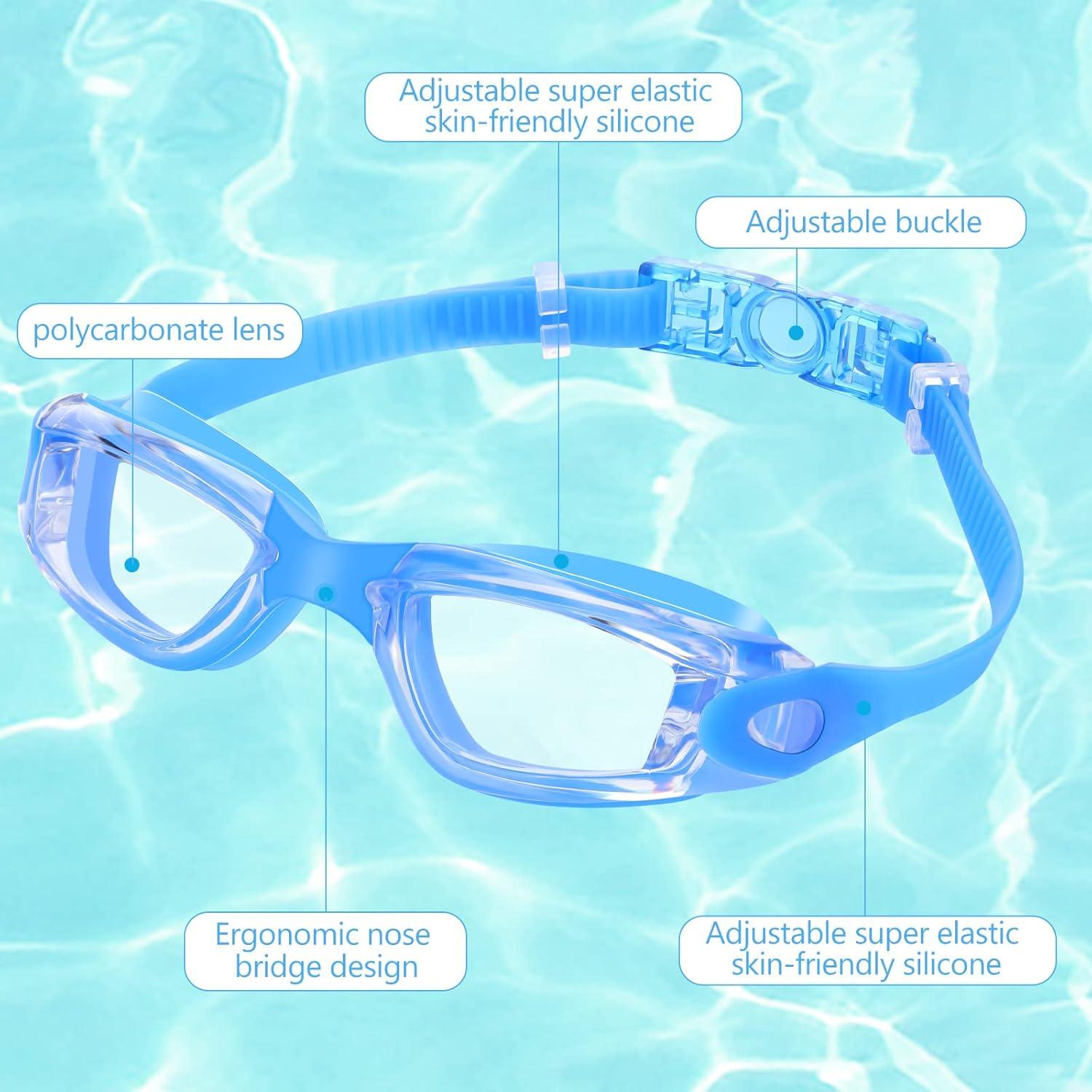 Paquete de 12 Gafas de Natación Antivaho Xuhal para Adultos