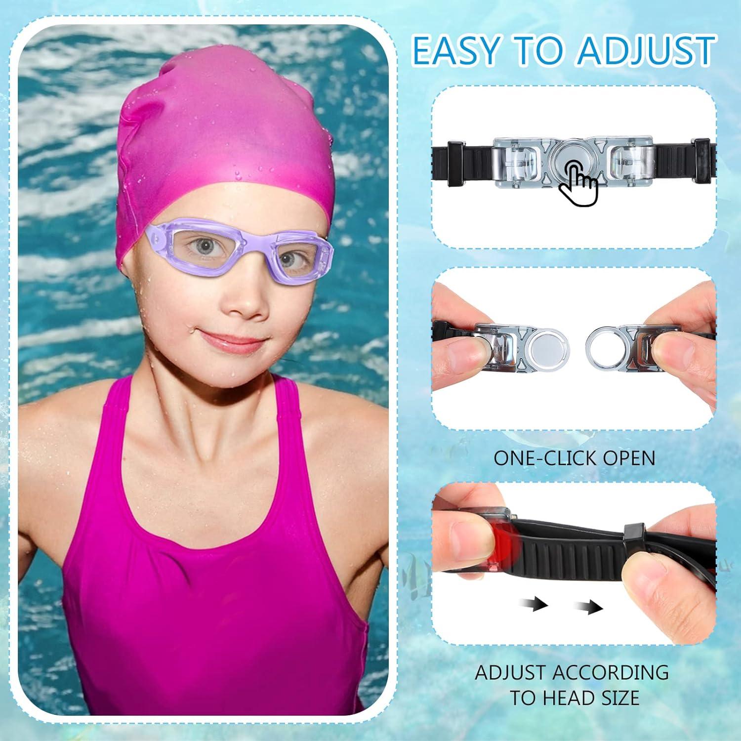 Paquete de 12 Gafas de Natación Antivaho Xuhal para Adultos