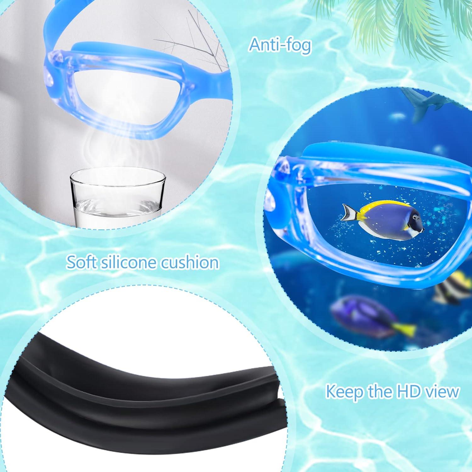 Paquete de 12 Gafas de Natación Antivaho Xuhal para Adultos