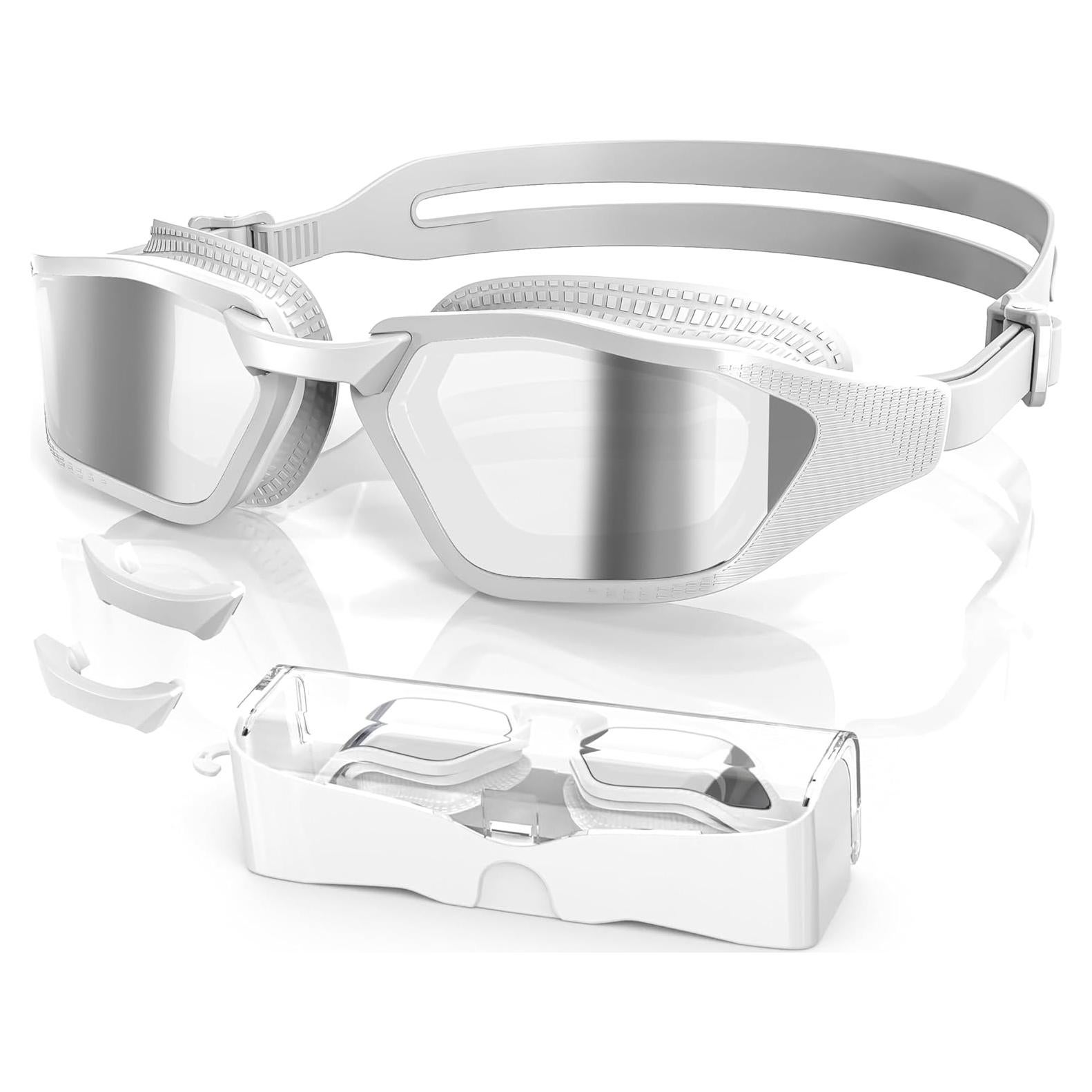 Gafas de Natación Greatever Unisex con Protección UV400