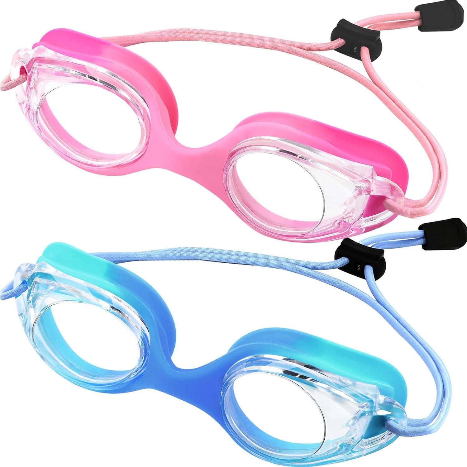 Gafas de natación Vvinca Kids con correa elástica y antiempañante