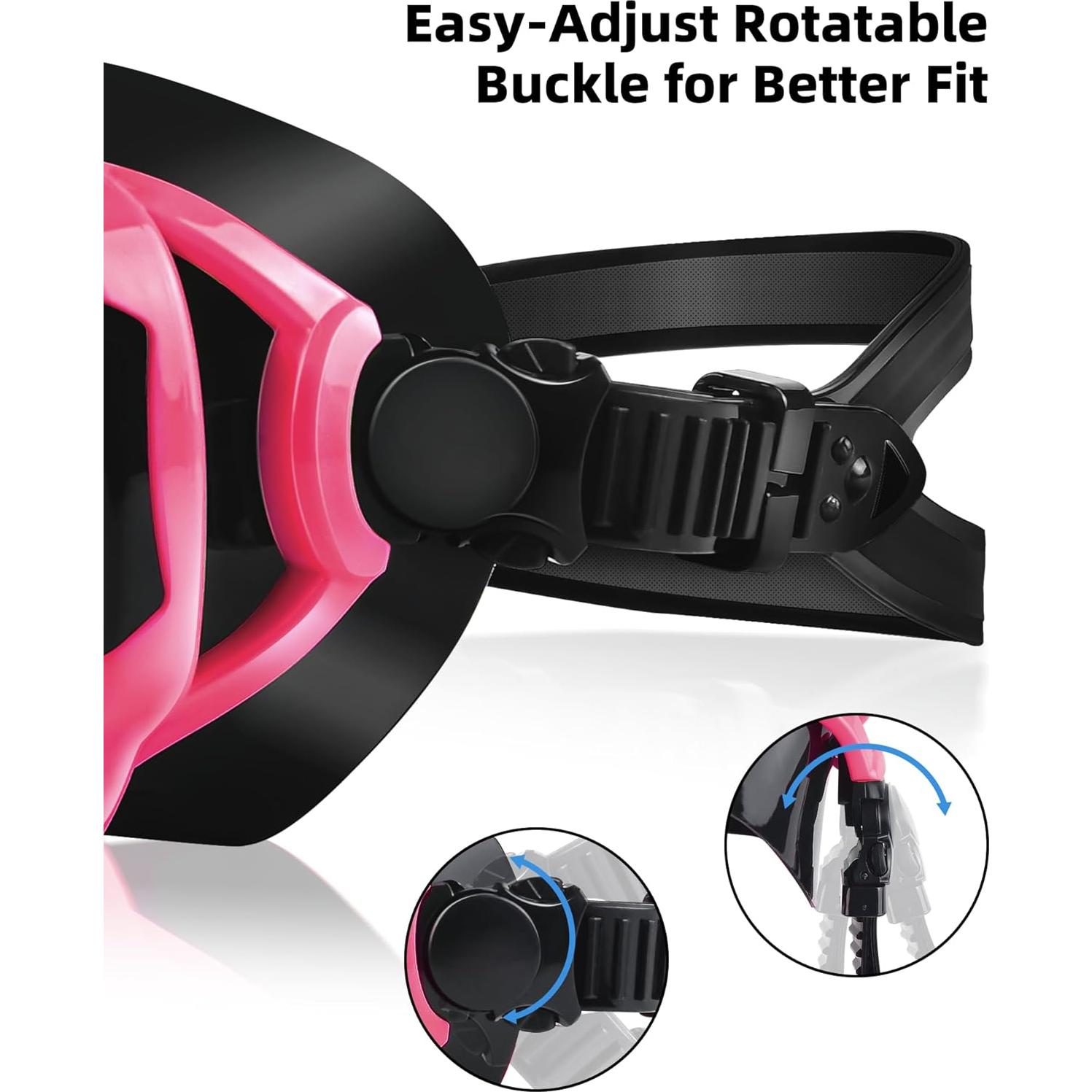 Gafas de natación VegoVia SW01 con cubierta para nariz 180°