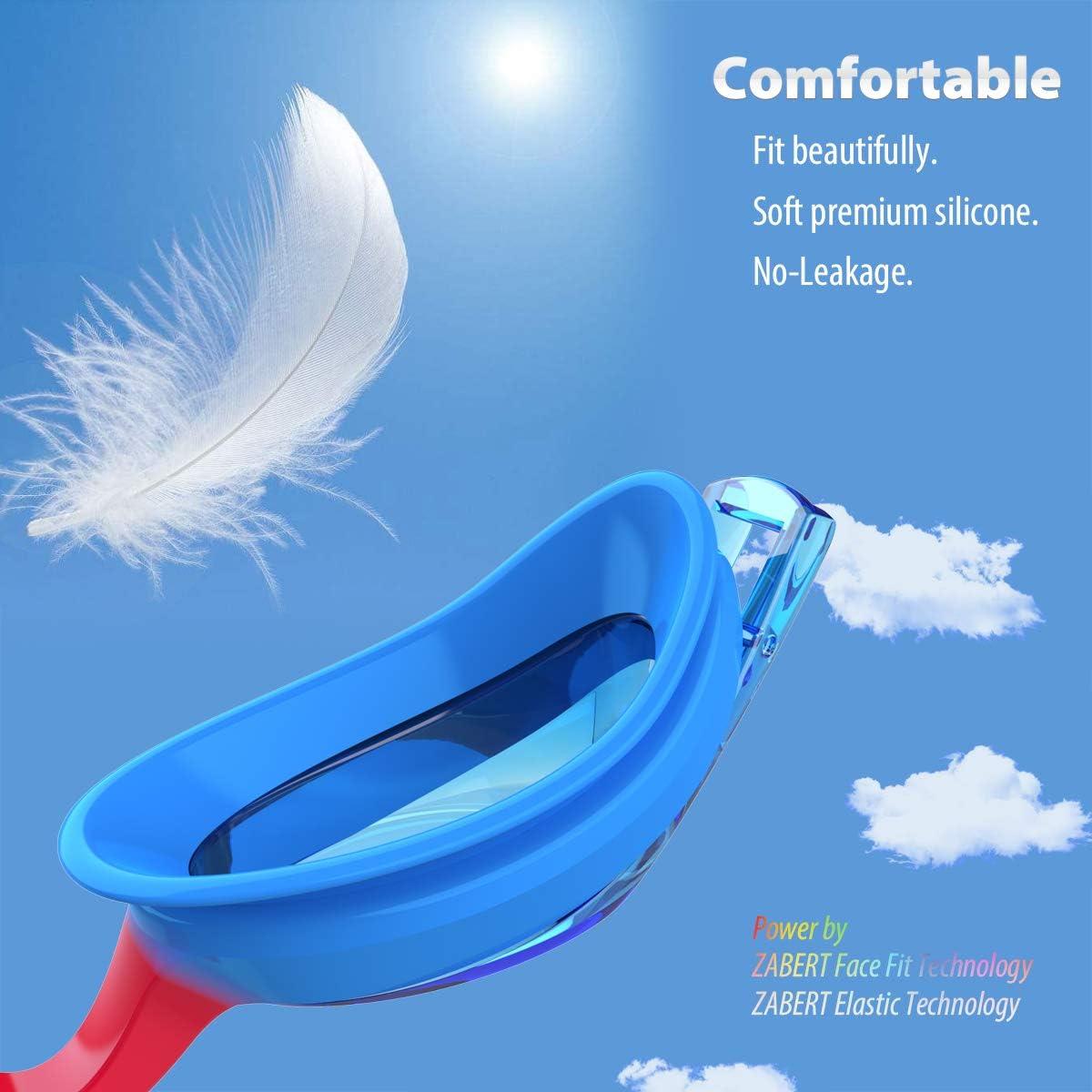 Gafas de natación ZABERT K20 para niños 3-10 años UV 400