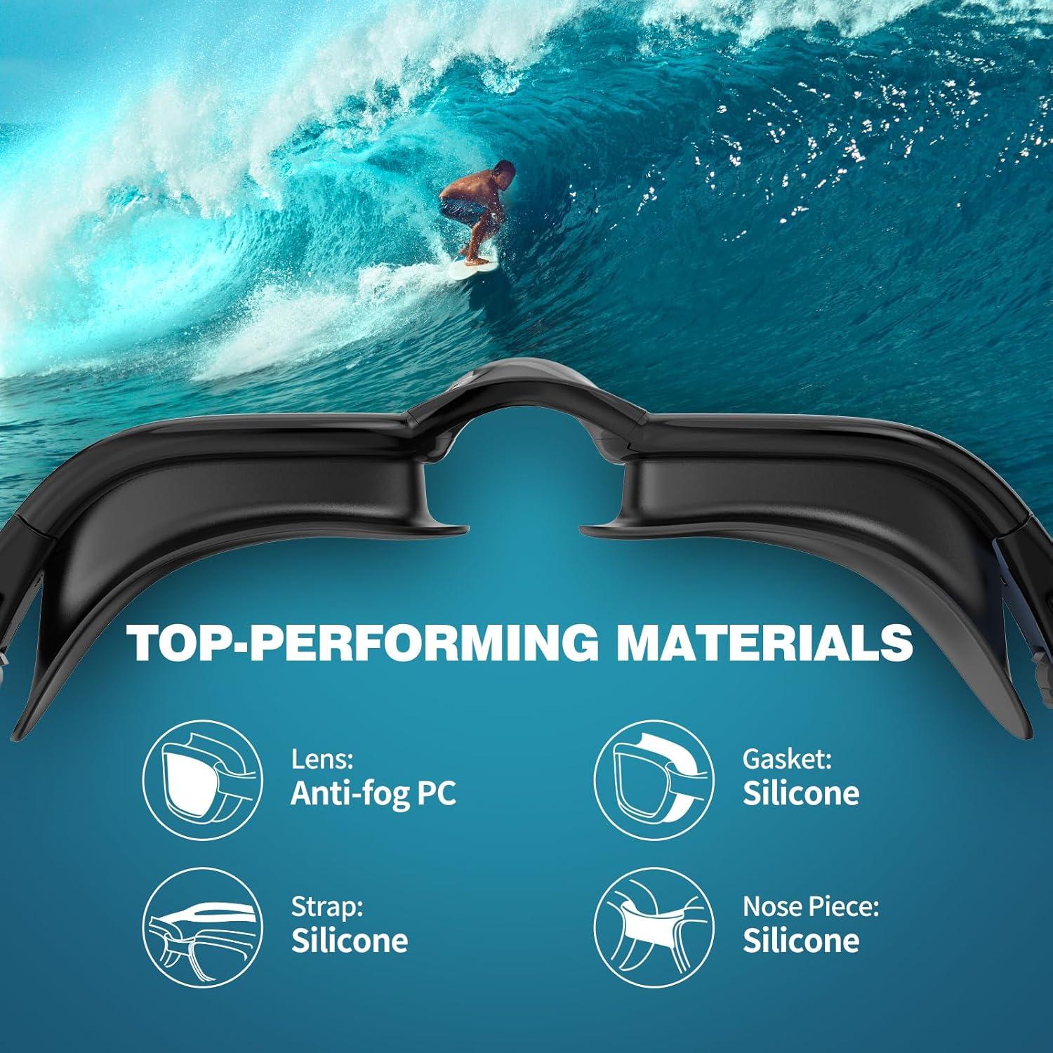 Gafas de natación Robee G1 polarizadas Blue Hawaii