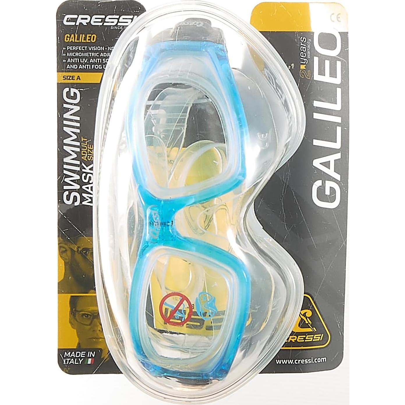 Gafas de natación Cressi Galileo con lentes de vidrio templado