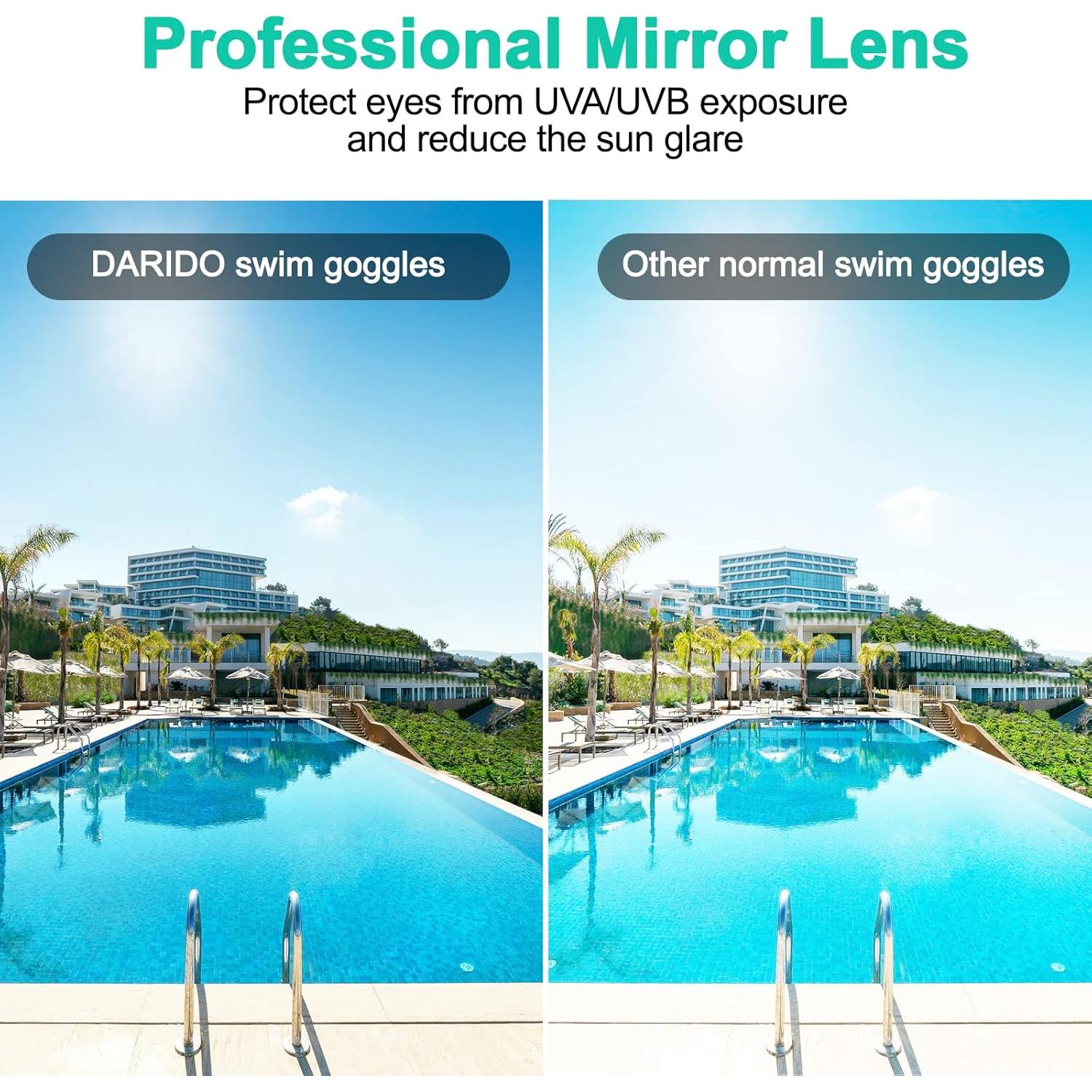 Gafas de Natación DARIDO Profesionales Anti Niebla UV Unisex