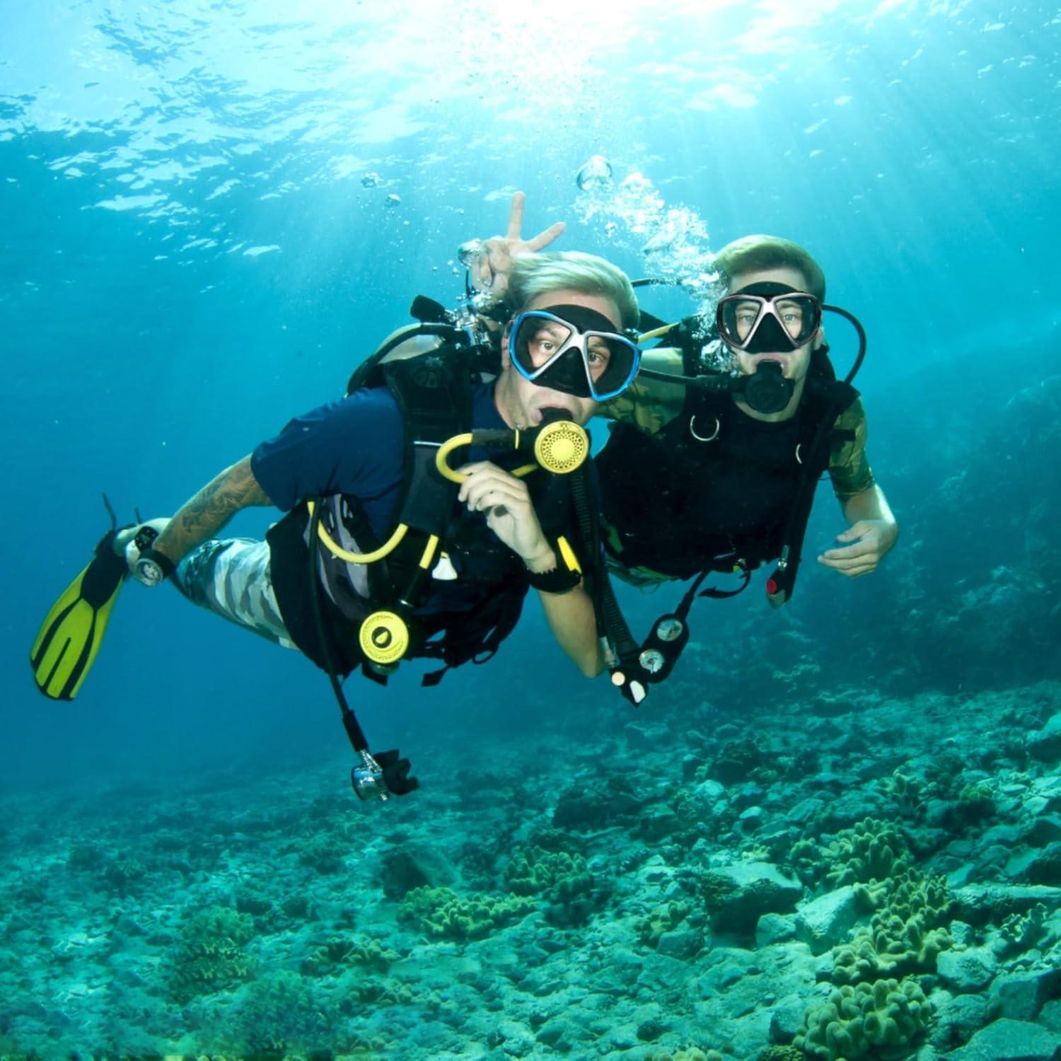 Máscara de Buceo EXP VISION EX-2700 Antivaho 180° para Adultos