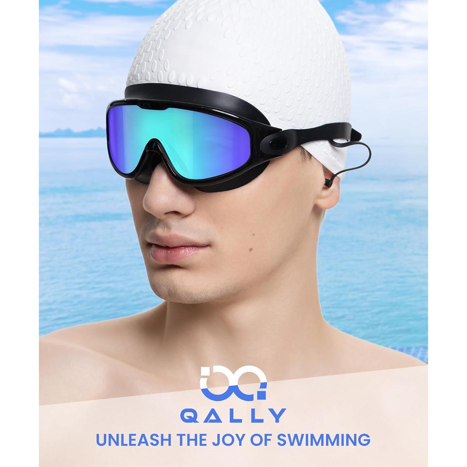 Gafas de Natación UV400 Adultos - Antiempañante y Sin Fugas