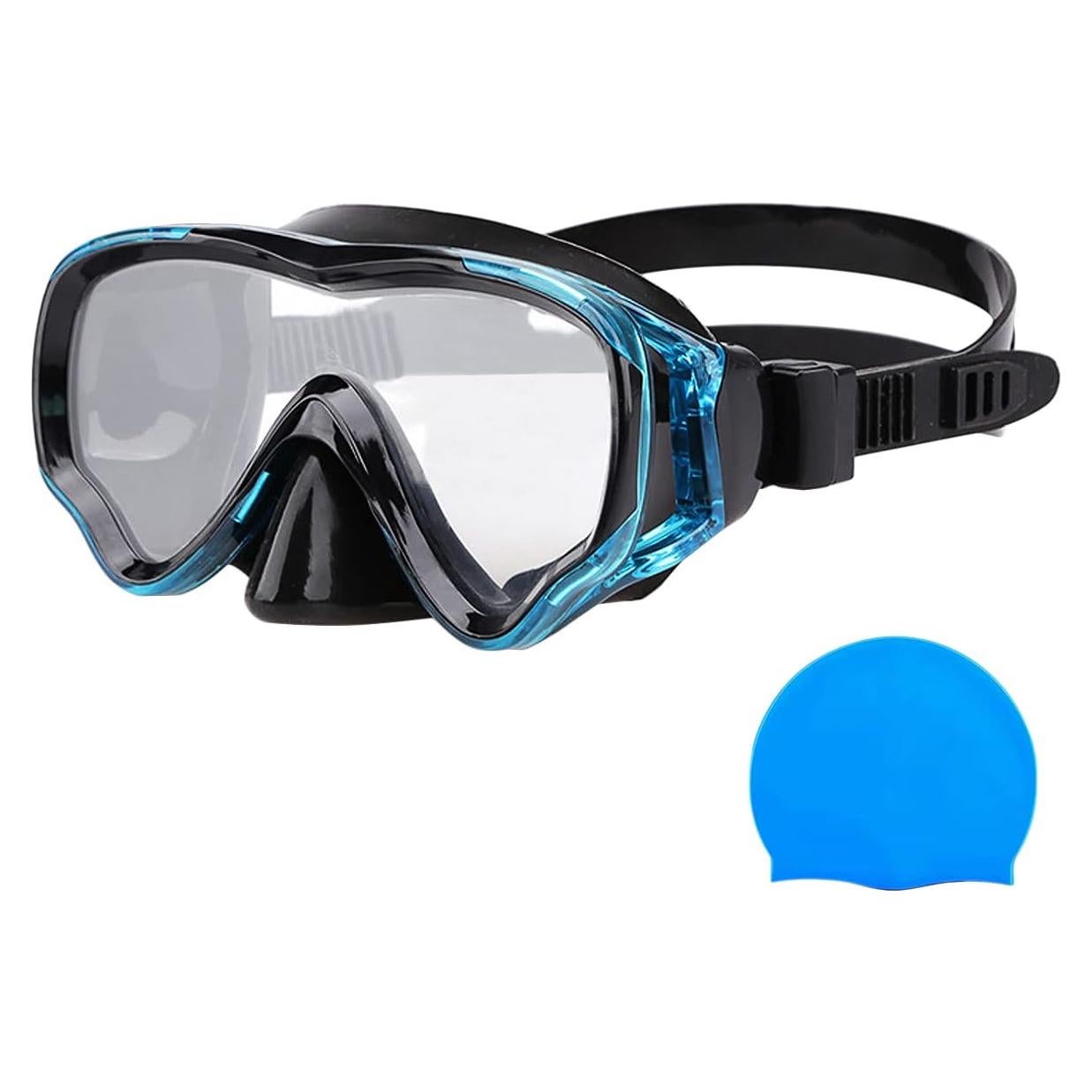 Máscara de Buceo para Niños Berallo Antivaho Azul 4-14 Años