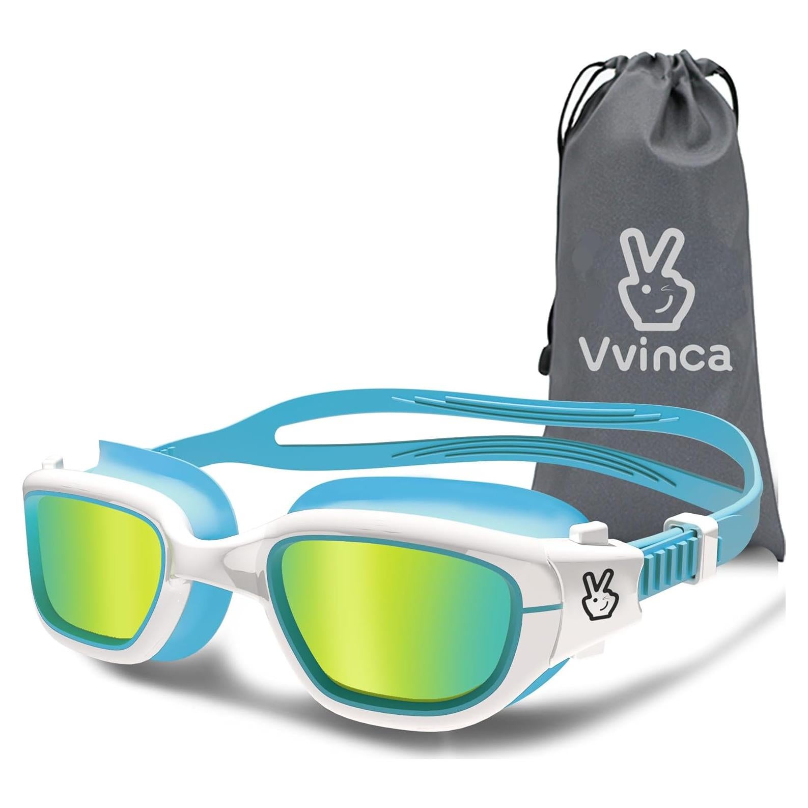 Gafas de natación Vvinca Kids, protección UV, ajuste cómodo