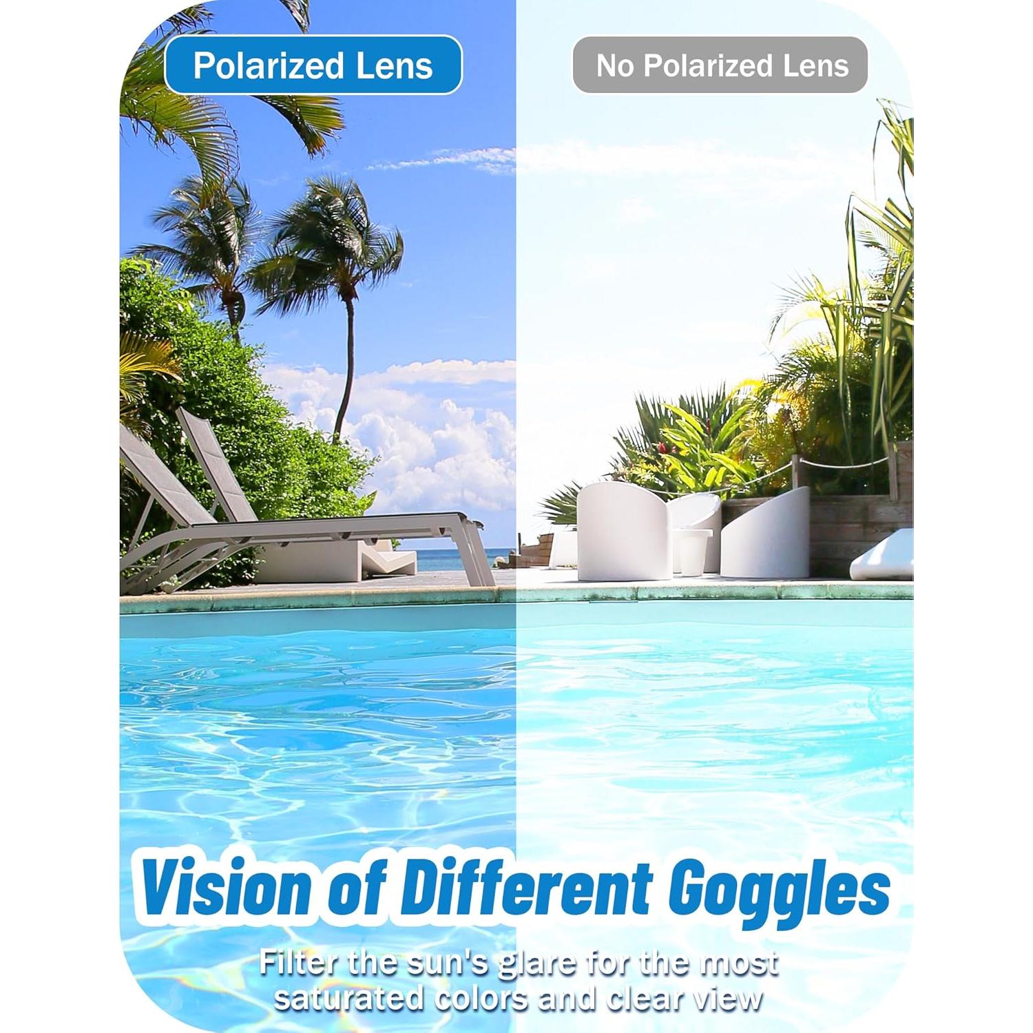 Gafas de natación Vvinca Kids, protección UV, ajuste cómodo