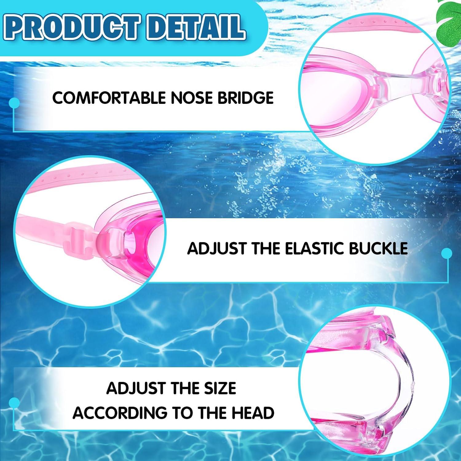 Paquete de 30 Gafas de Natación Macarrie con Tapones y Clip