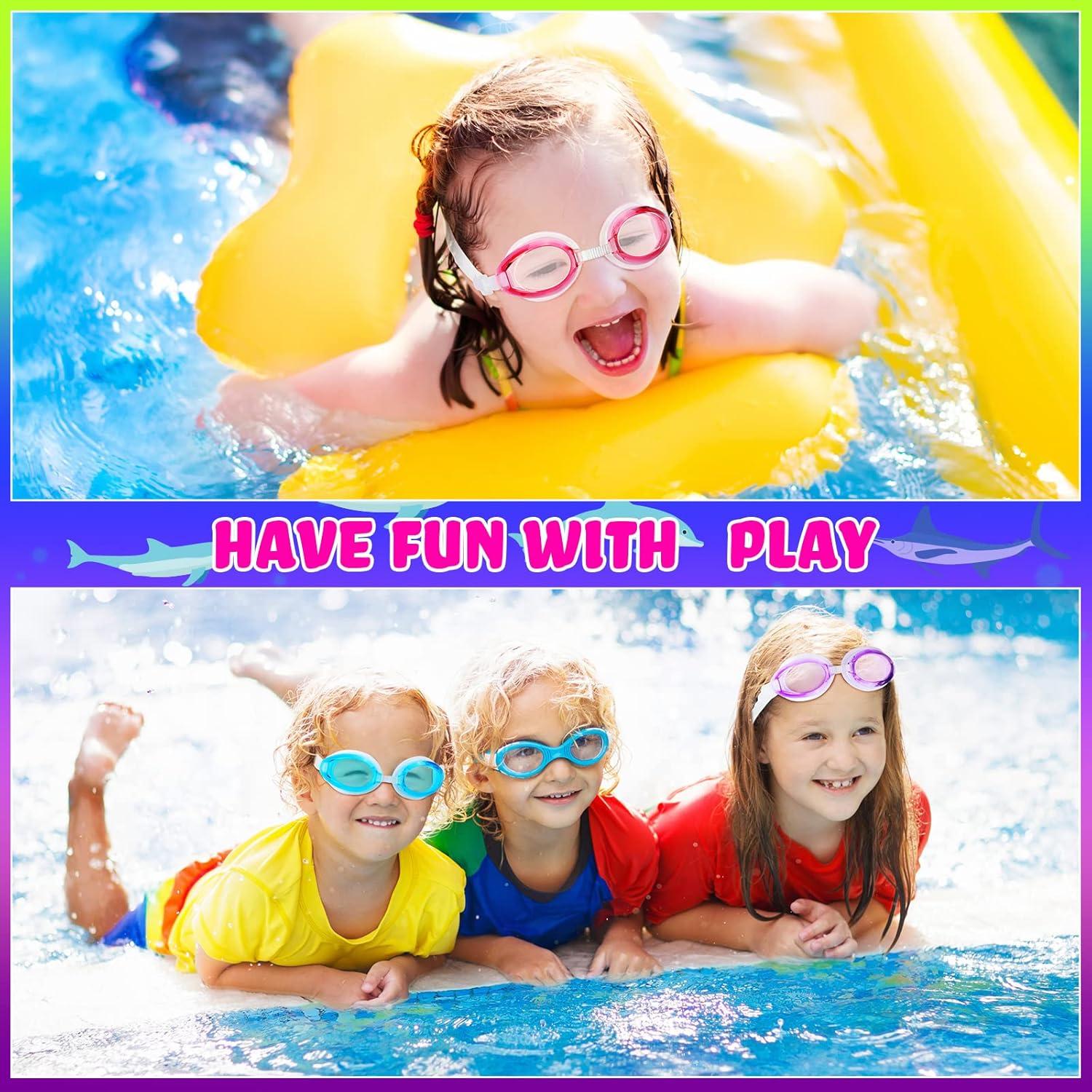 Paquete 40 Gafas de Natación Macarrie para Niños 5-14 Años