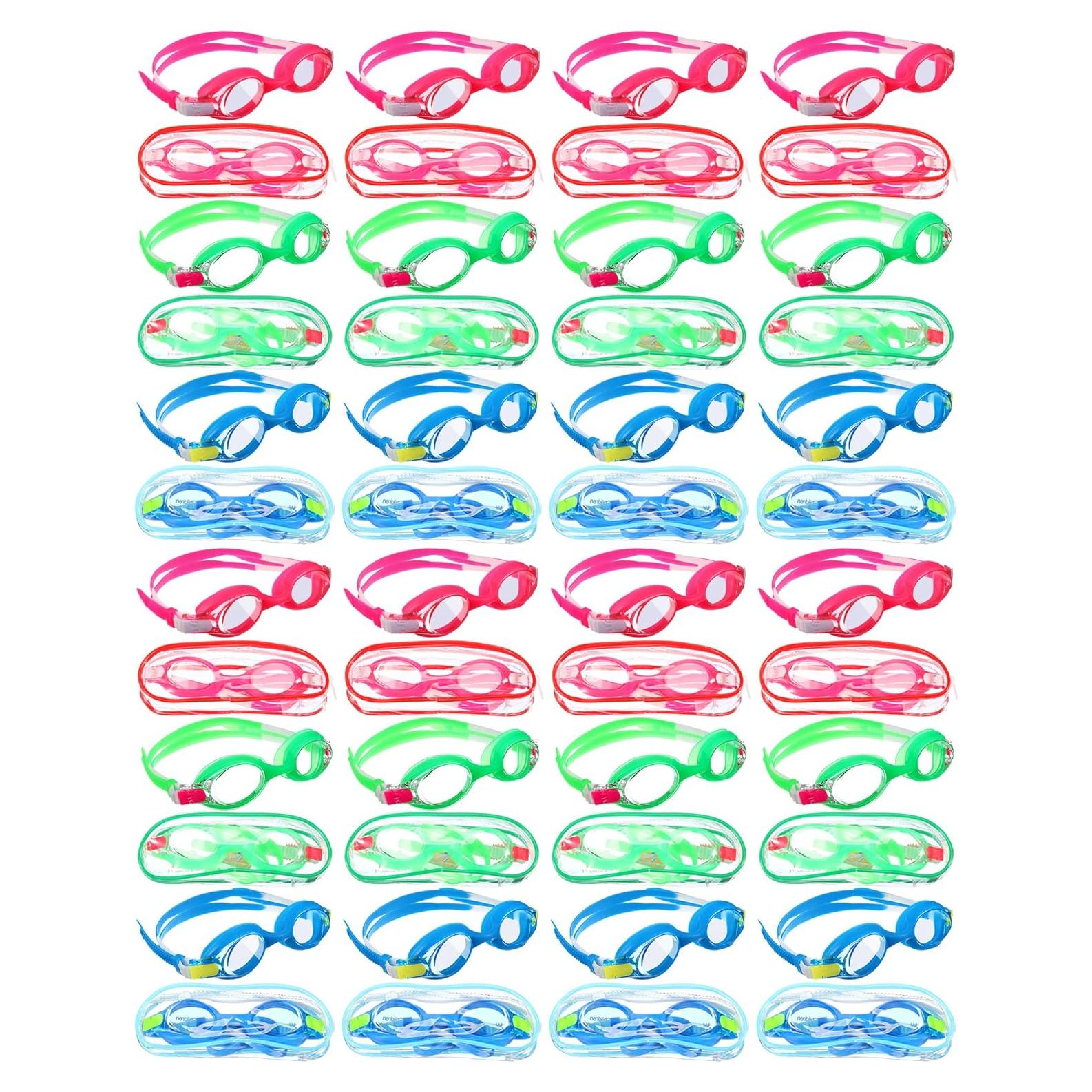 Gafas de Natación Hoteam para Niños 24 Pares Anti-Vaho