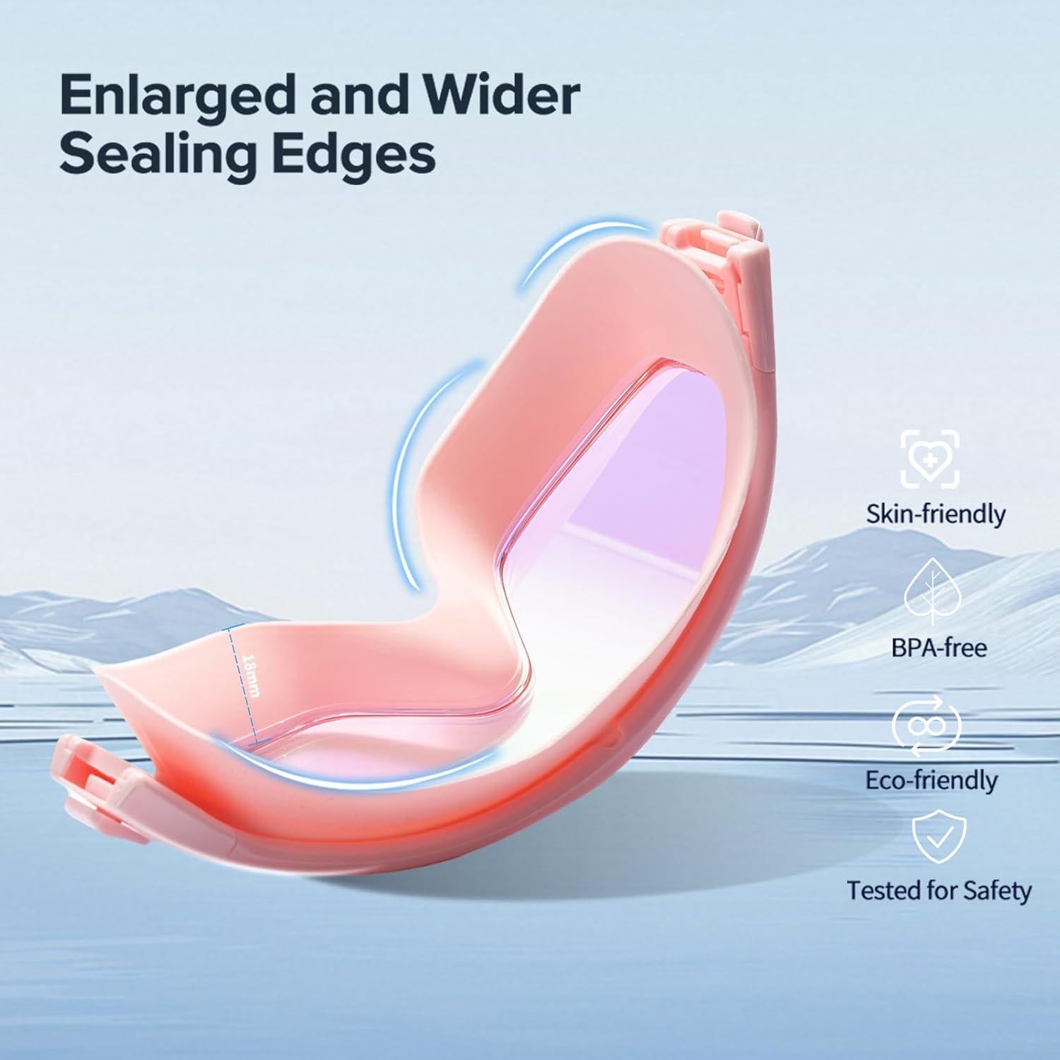 Gafas de Natación Seasprint Adulto UV Antiempañante Rosa