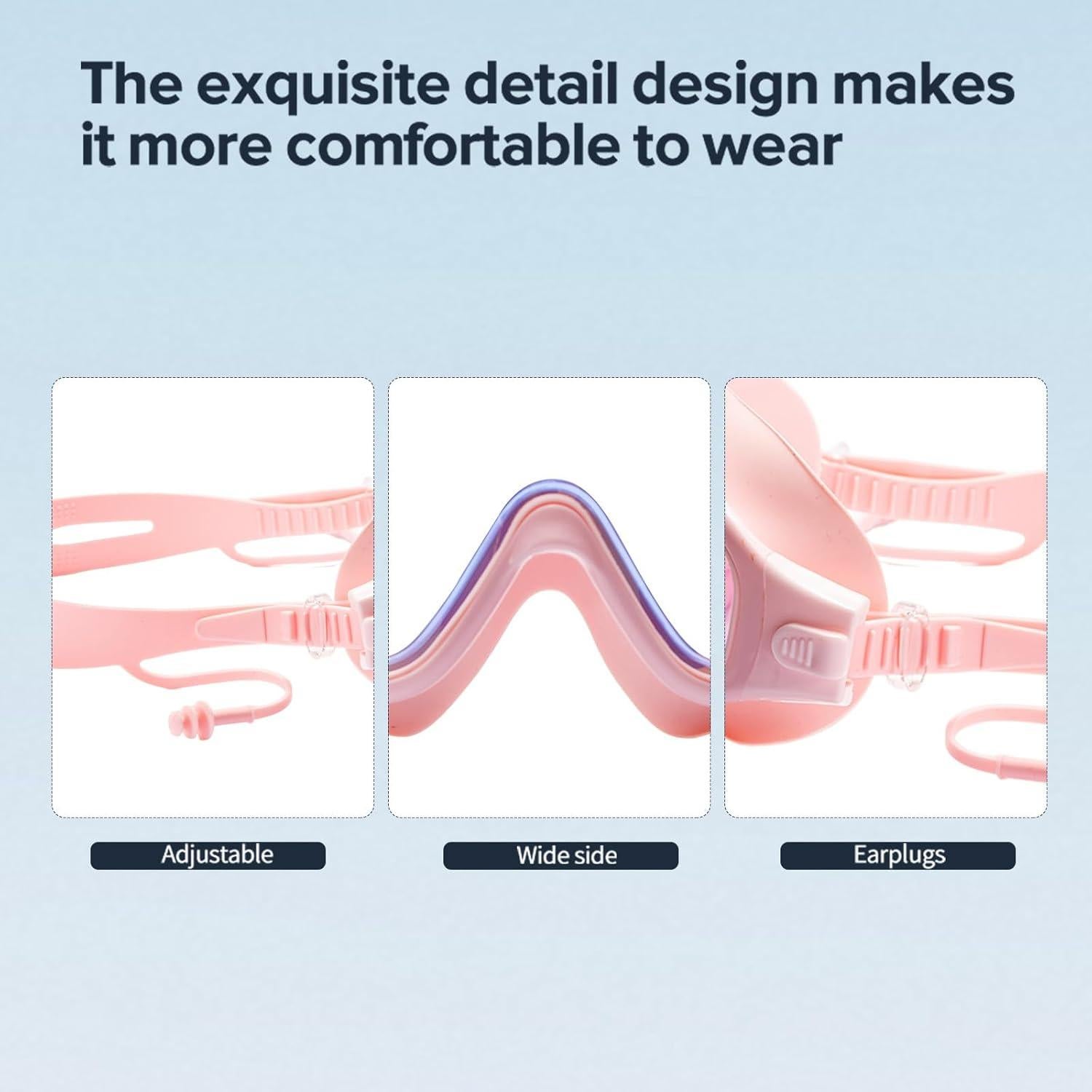 Gafas de Natación Seasprint Adulto UV Antiempañante Rosa