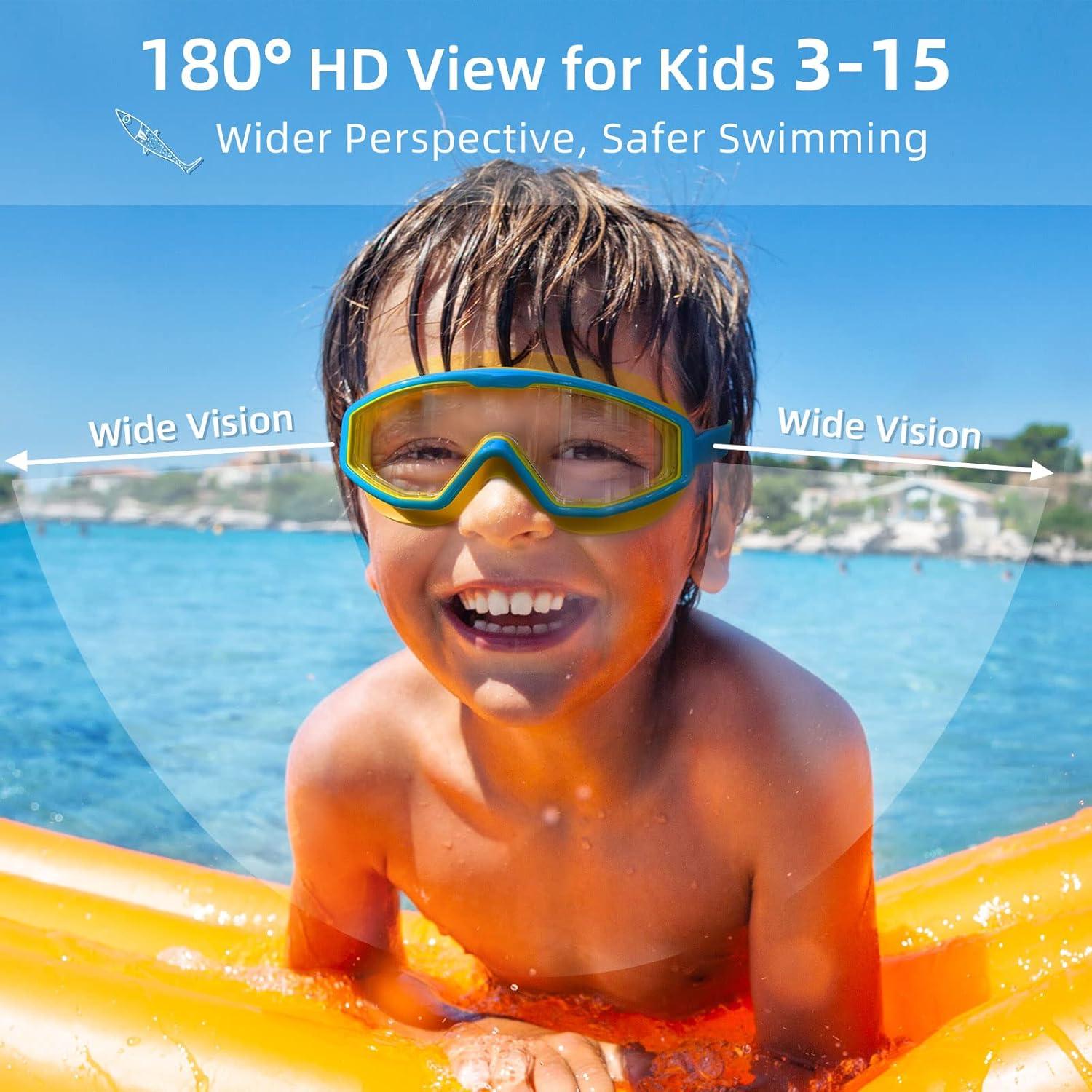 Gafas de Natación Freela para Niños 3-15 Años Antivaho UV