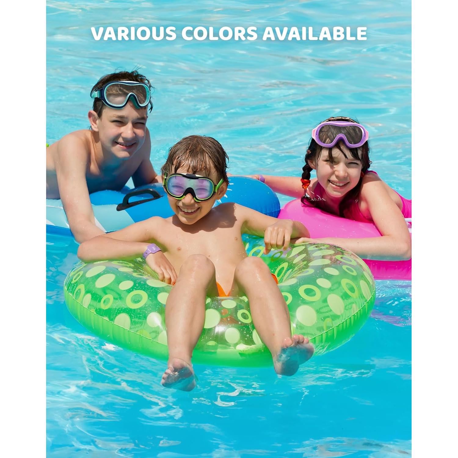 Gafas de Natación Aegend para Niños 3-15 Años Antivaho UV