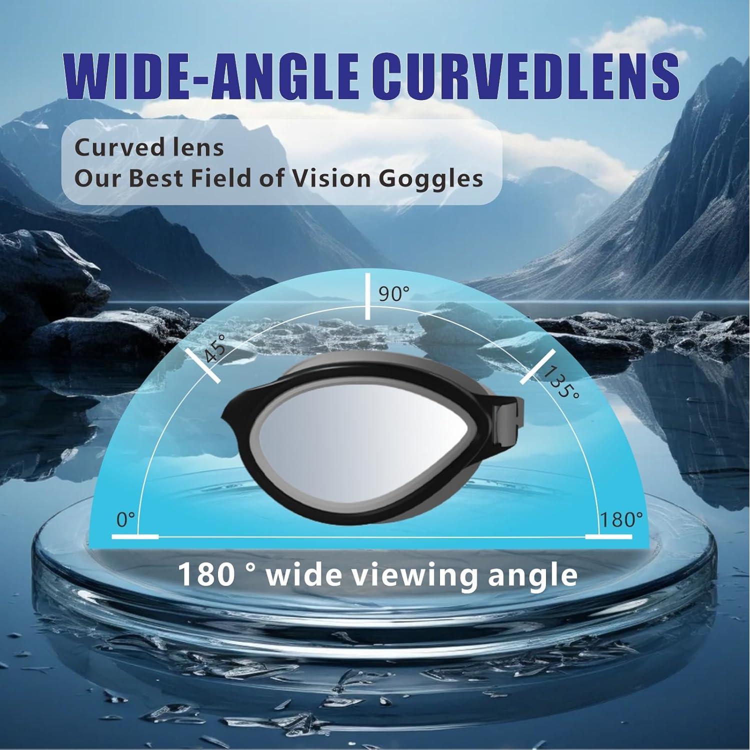 Gafas de natación Longsail polarizadas con protección UV y antiempañante