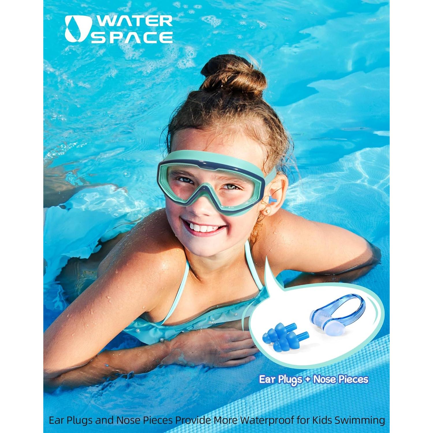 Gafas de Natación para Niños 3-15 años Anti-vaho UV - 2 Piezas