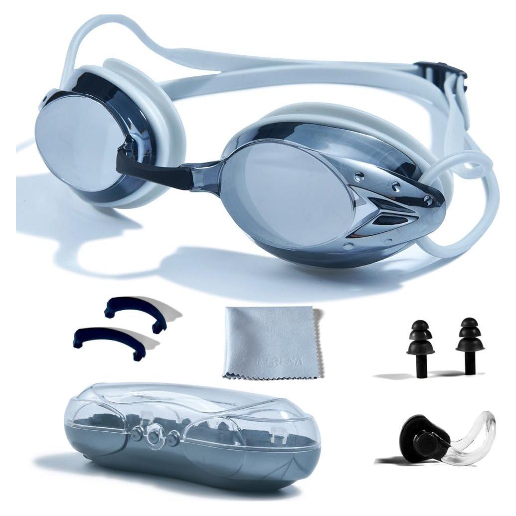 Gafas de natación PHELRENA profesionales UV antiempañante