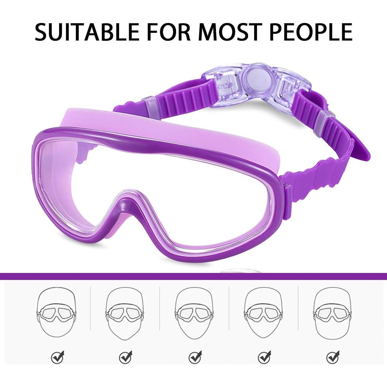 Gafas de Natación Yizerel para Niños x2 - Antivaho y UV