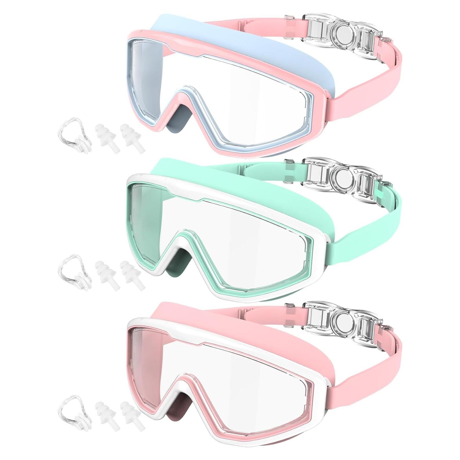 Gafas de natación CIFOYA para niños, paquete de 3, UV400