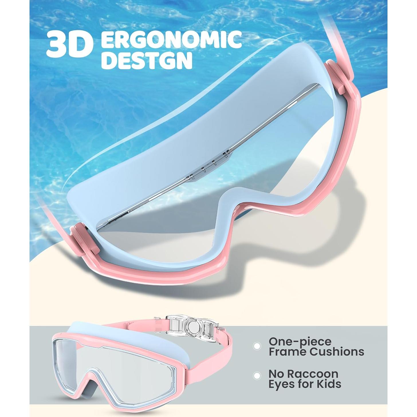 Gafas de natación CIFOYA para niños, paquete de 3, UV400