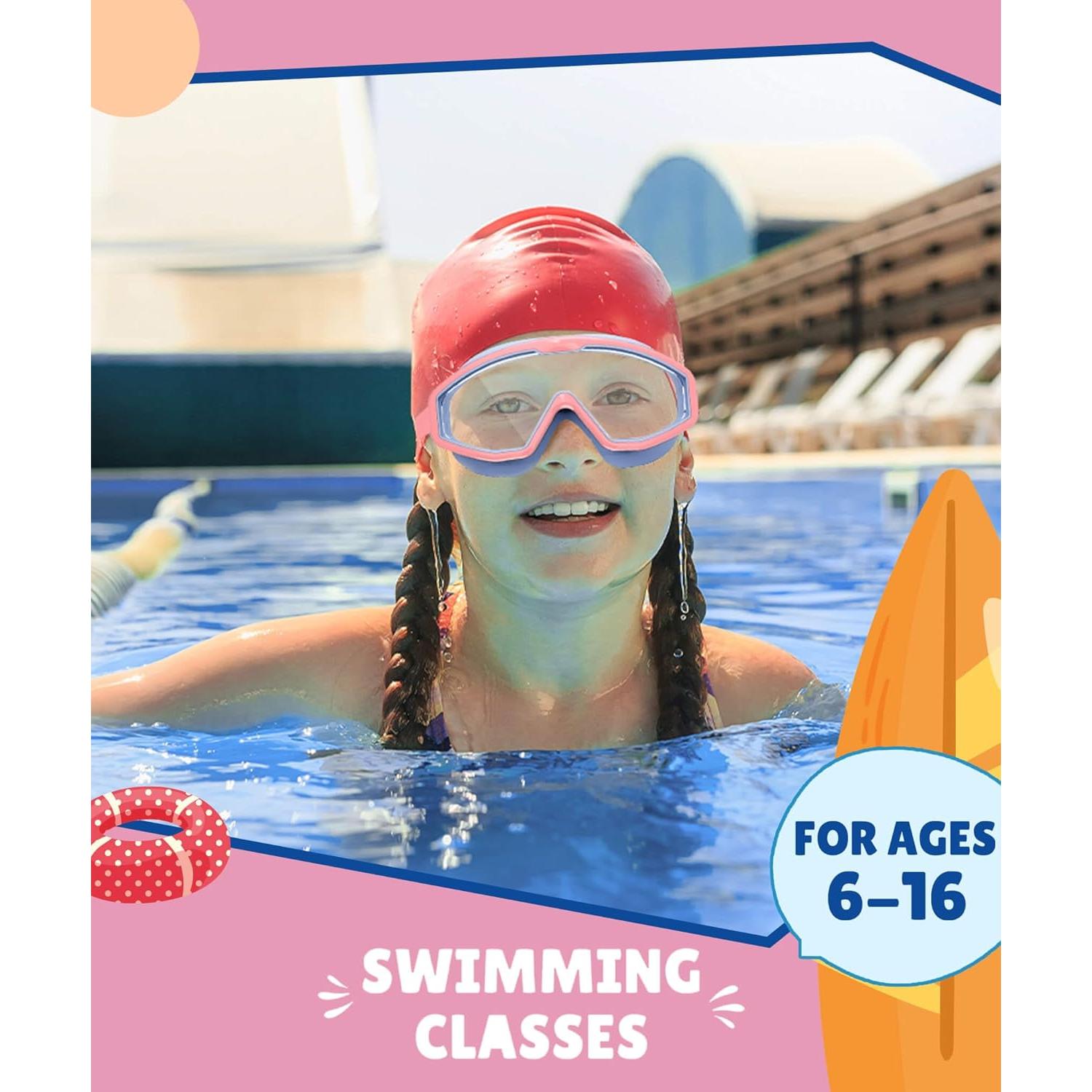 Gafas de natación CIFOYA para niños, paquete de 3, UV400