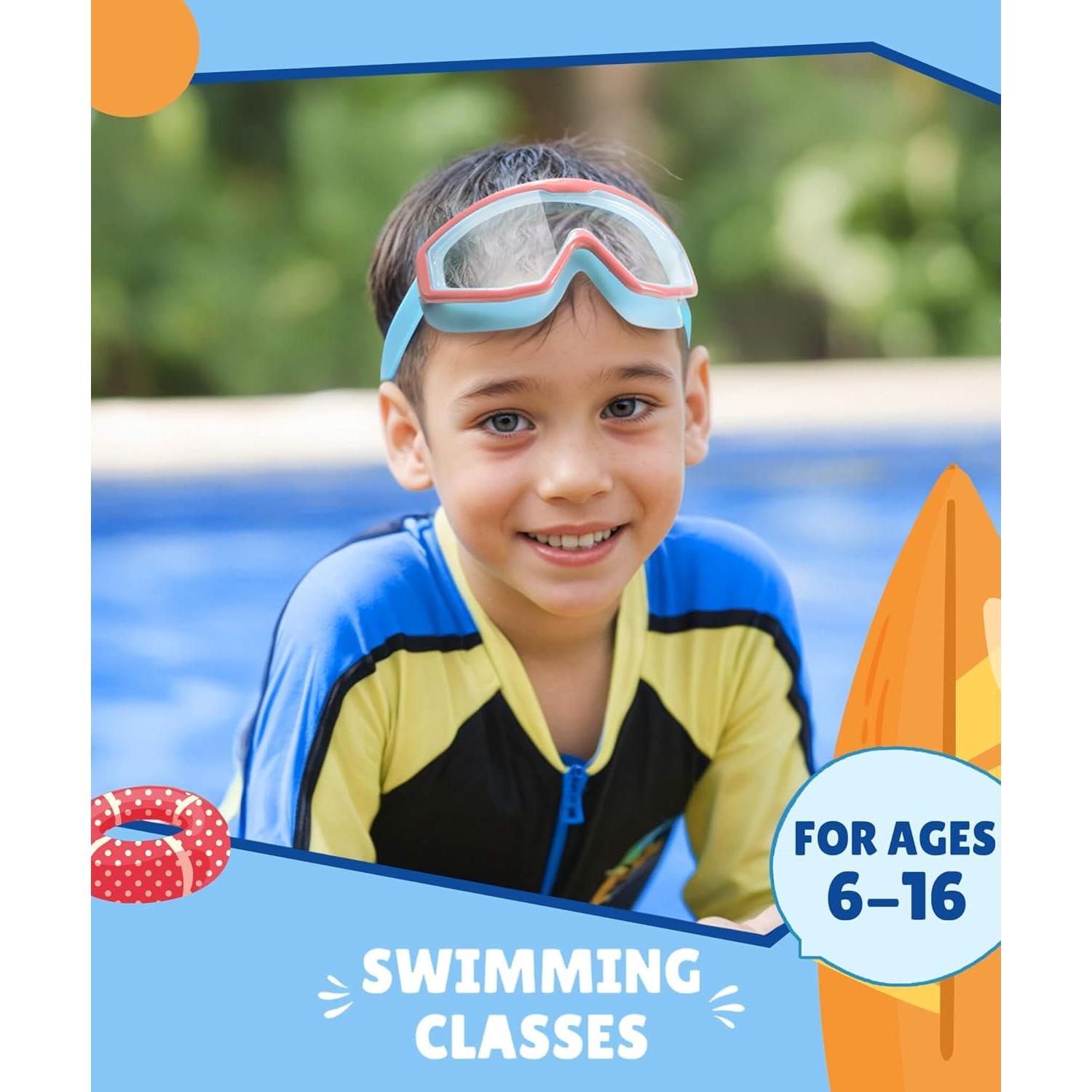 Gafas de natación CIFOYA para niños, paquete de 3, UV400