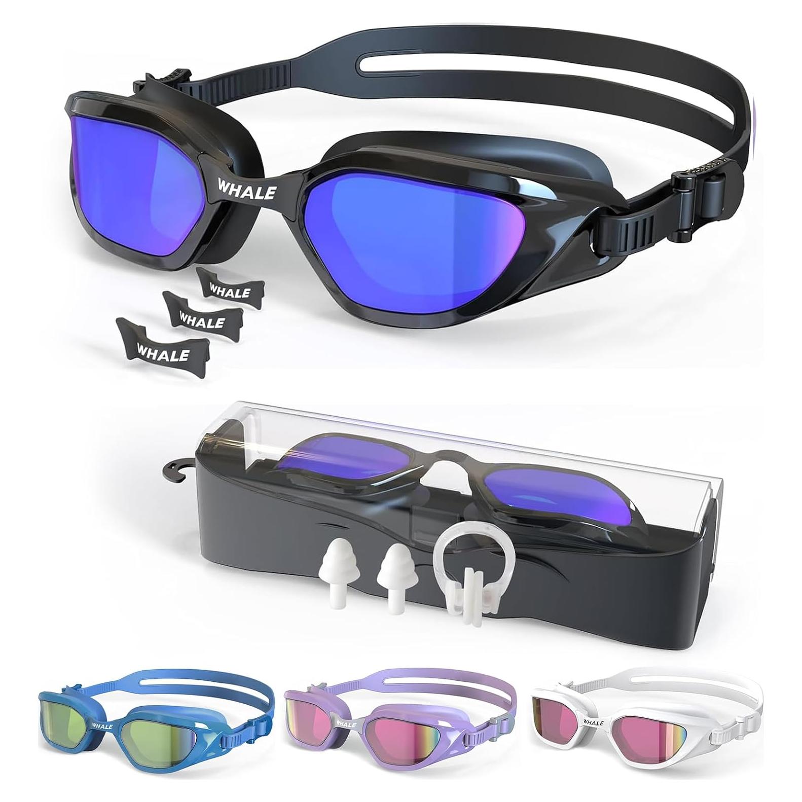 Gafas de natación Whale polarizadas UV400 antiempañante