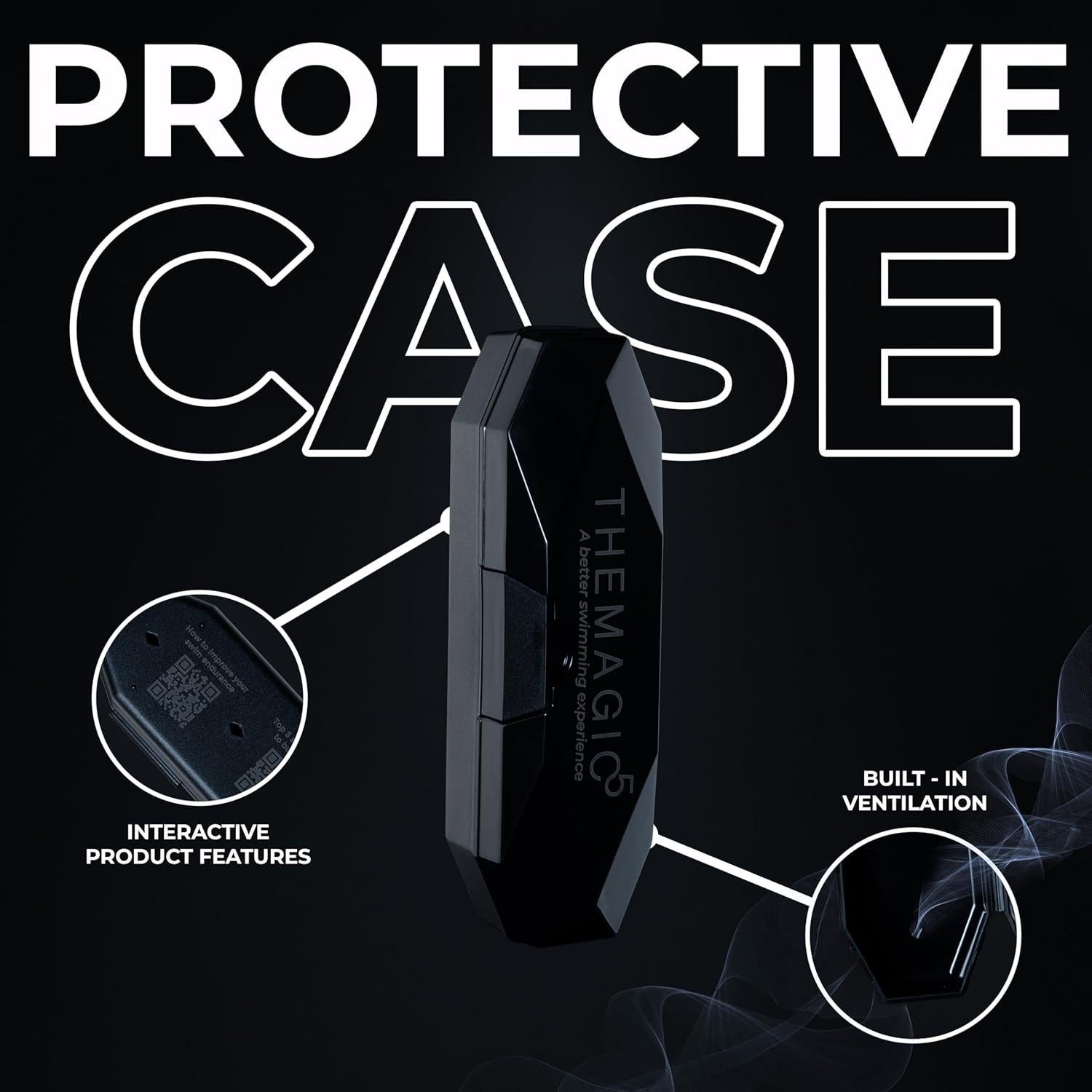 Gafas de natación THEMAGIC5 antifog para adultos - Espejo plateado