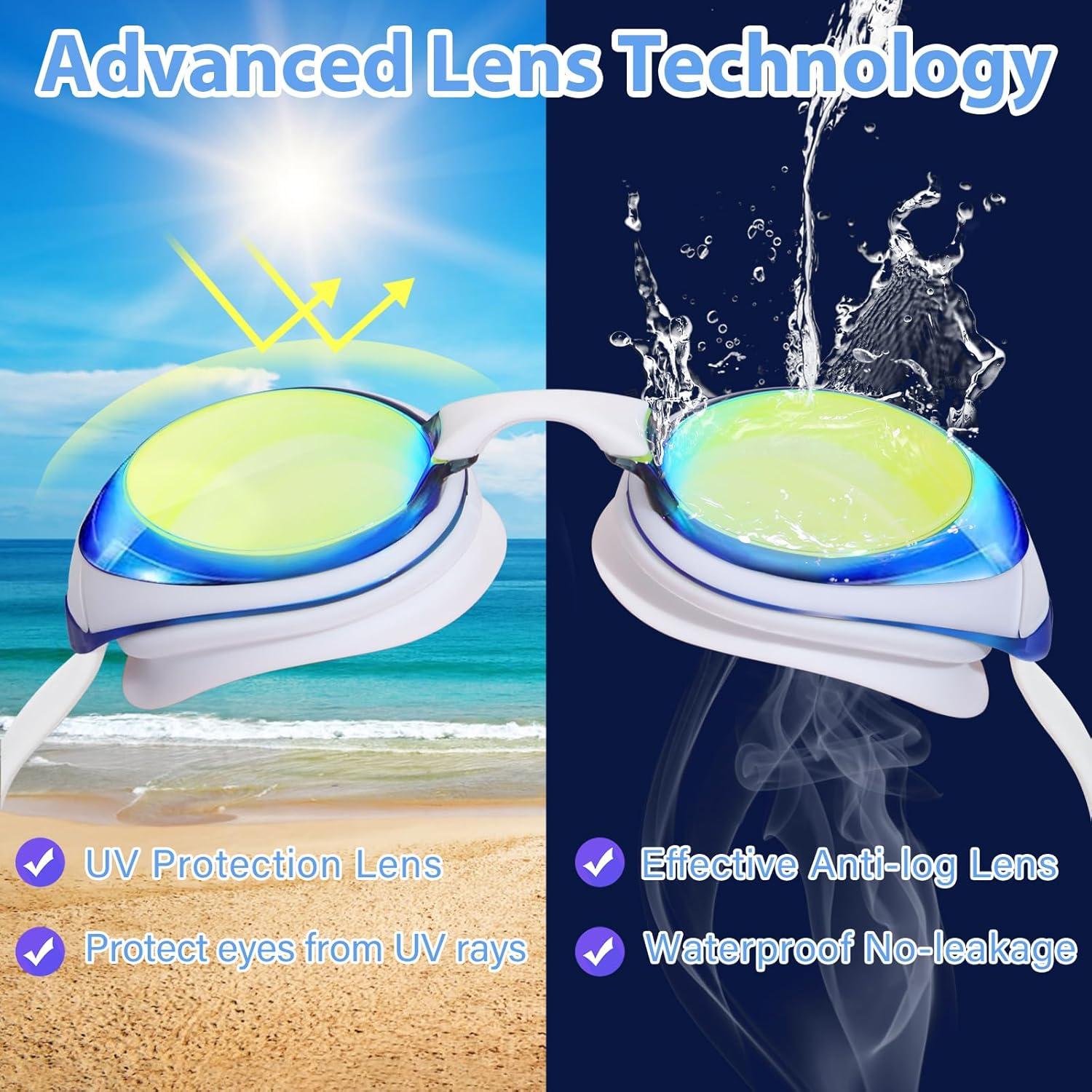 Gafas de Natación para Niños Water Space - 2 Piezas, UV Antivaho